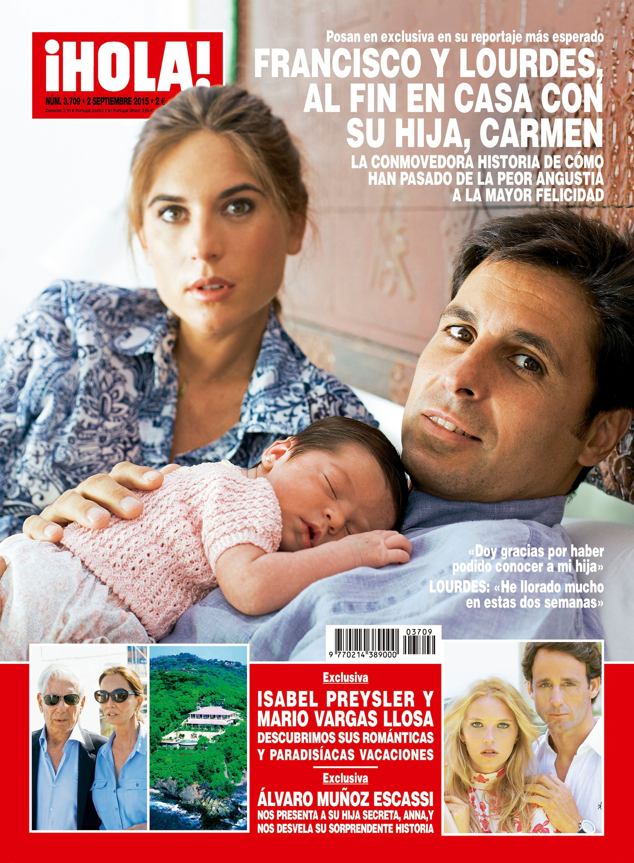 Las románticas vacaciones de Isabel Preysler y Mario Vargas Llosa en ¡HOLA!