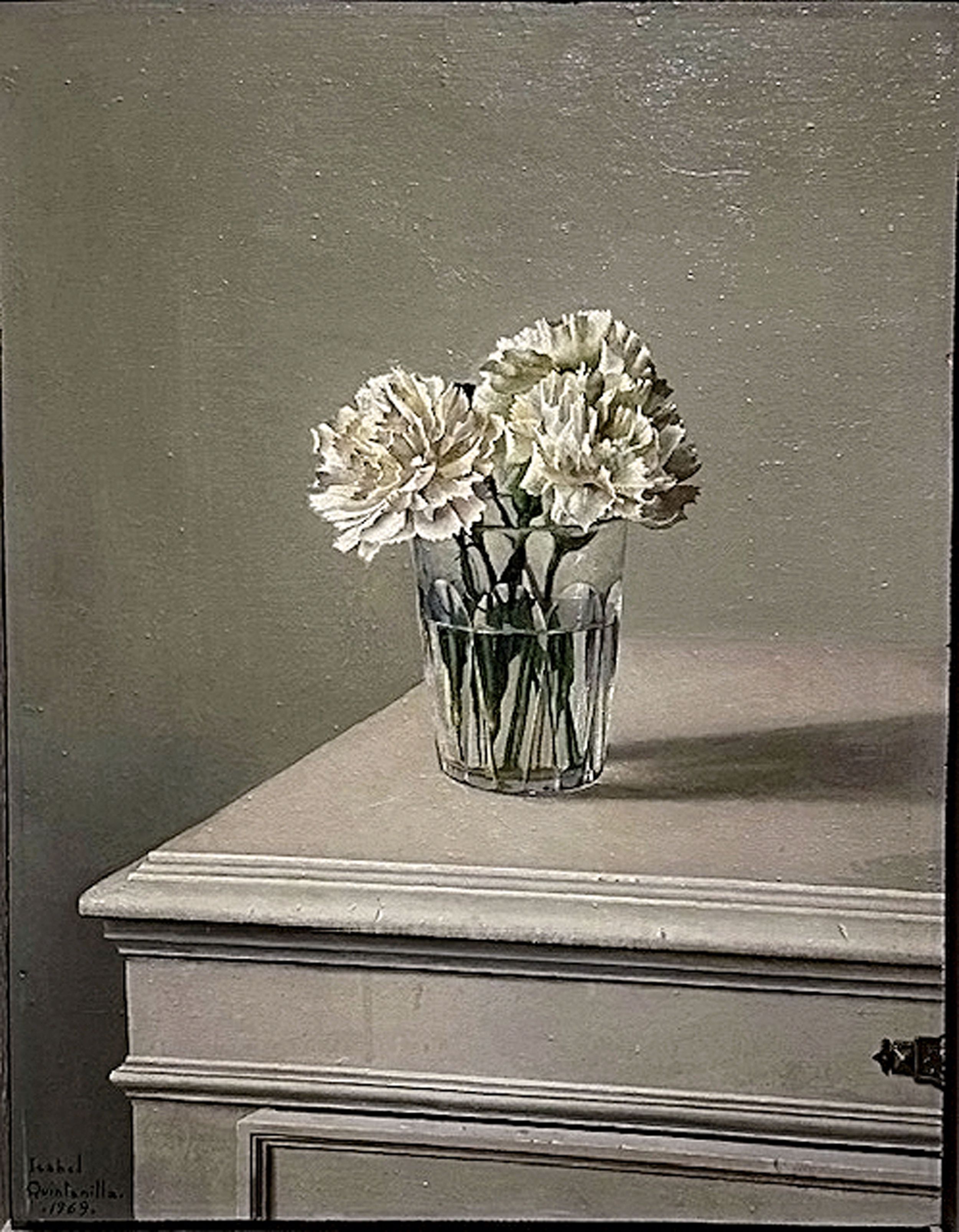 Óleo Vaso con claveles, de Isabel Quintanilla
(c.p.v.)