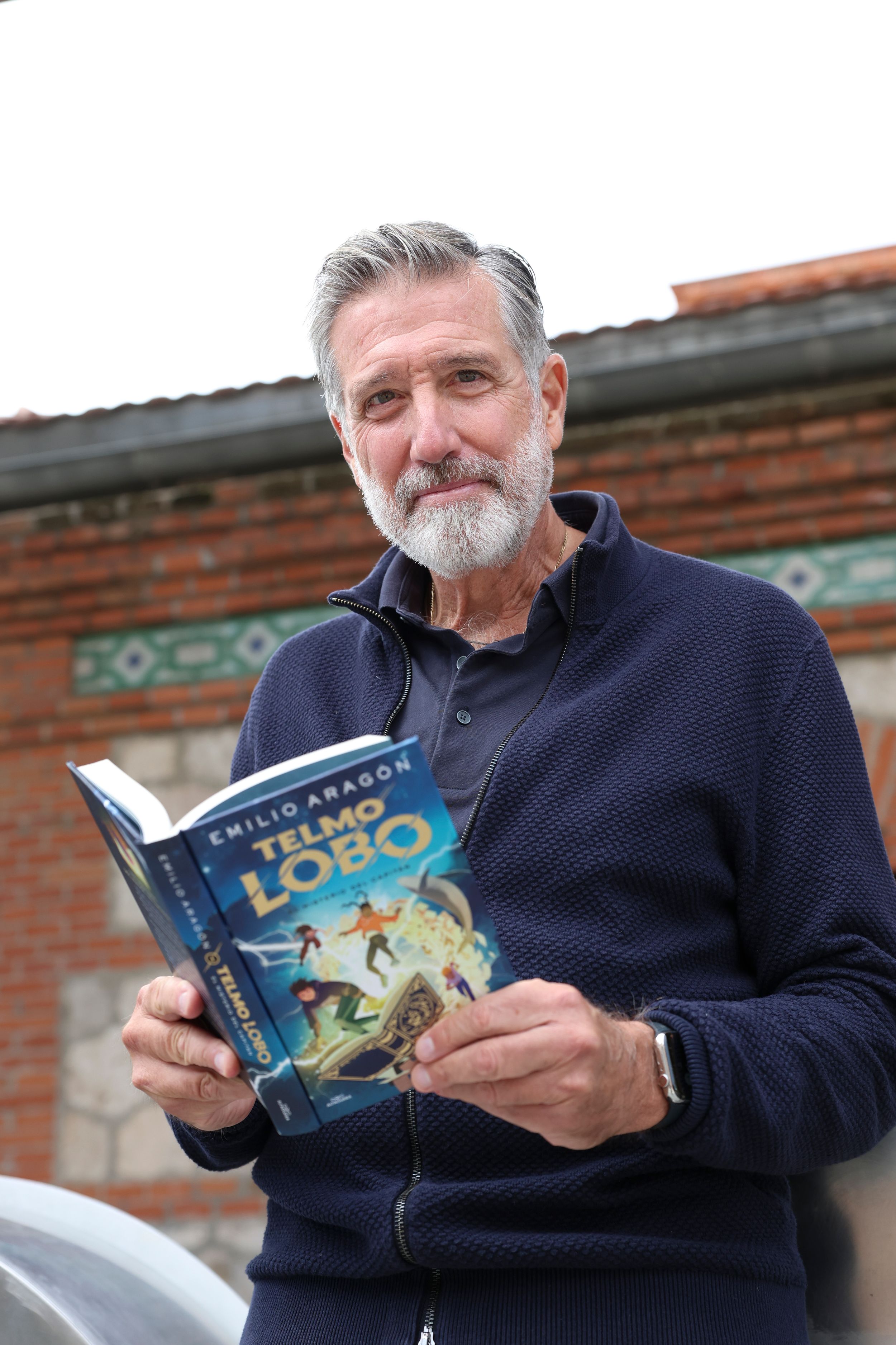 Emilio Aragón en la presentación de su libro "Telmo Lobo"