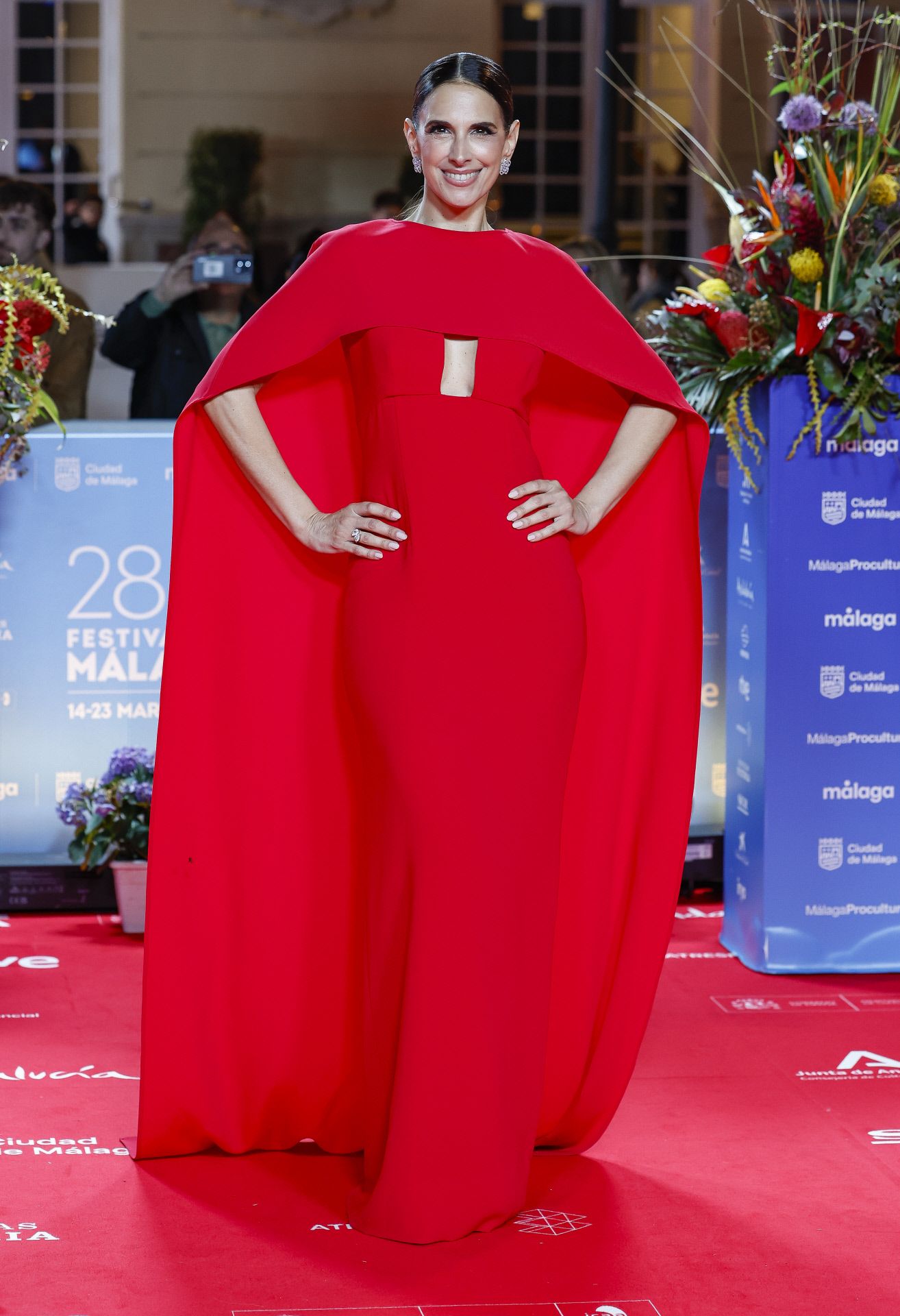 Singer Nuria Fergo at photocall during the 28 edition of Malaga Film Festival in Malaga on Friday, 21 March 2025.
