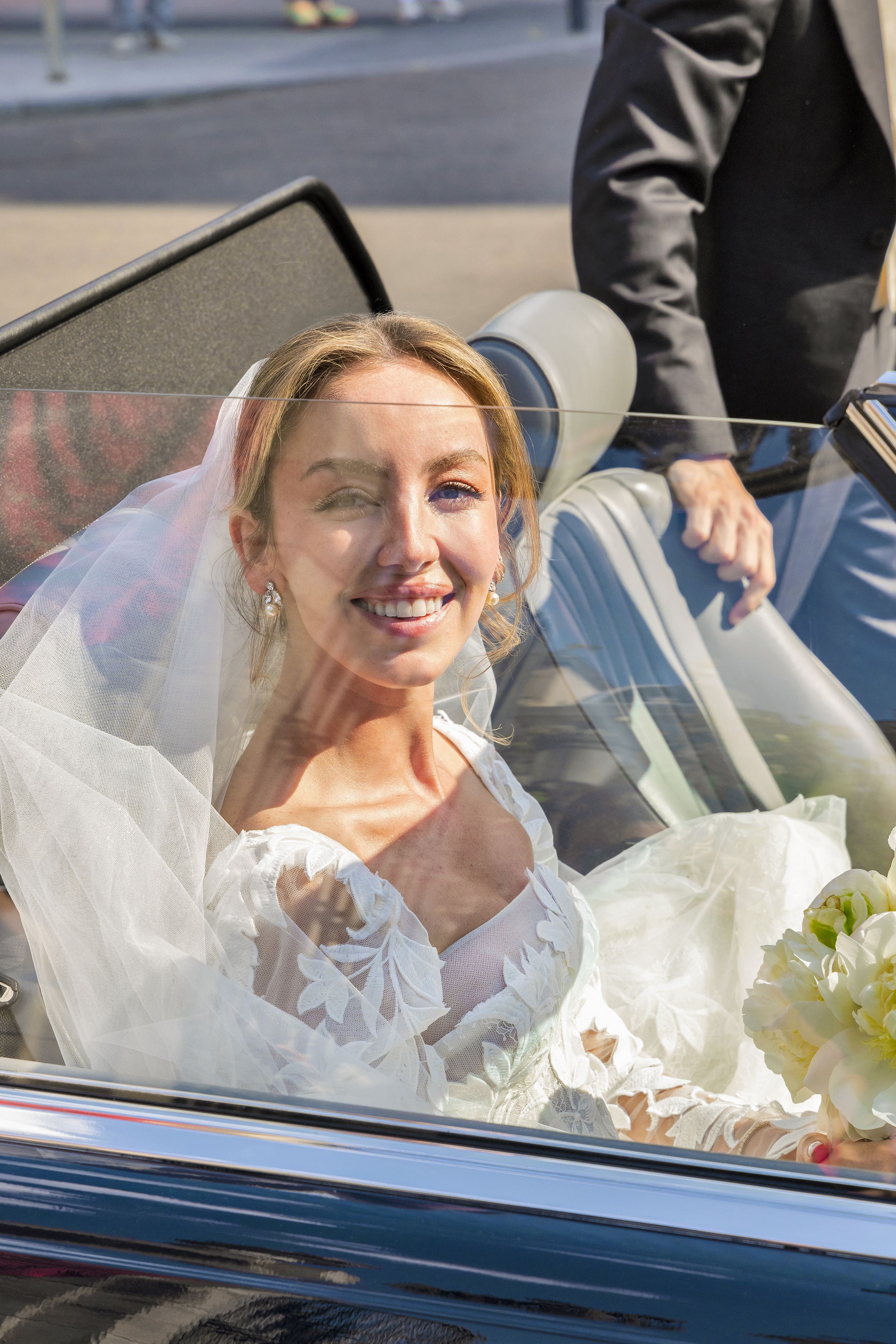 Lucrecia Tabotto en su boda con Alejandro Hernando