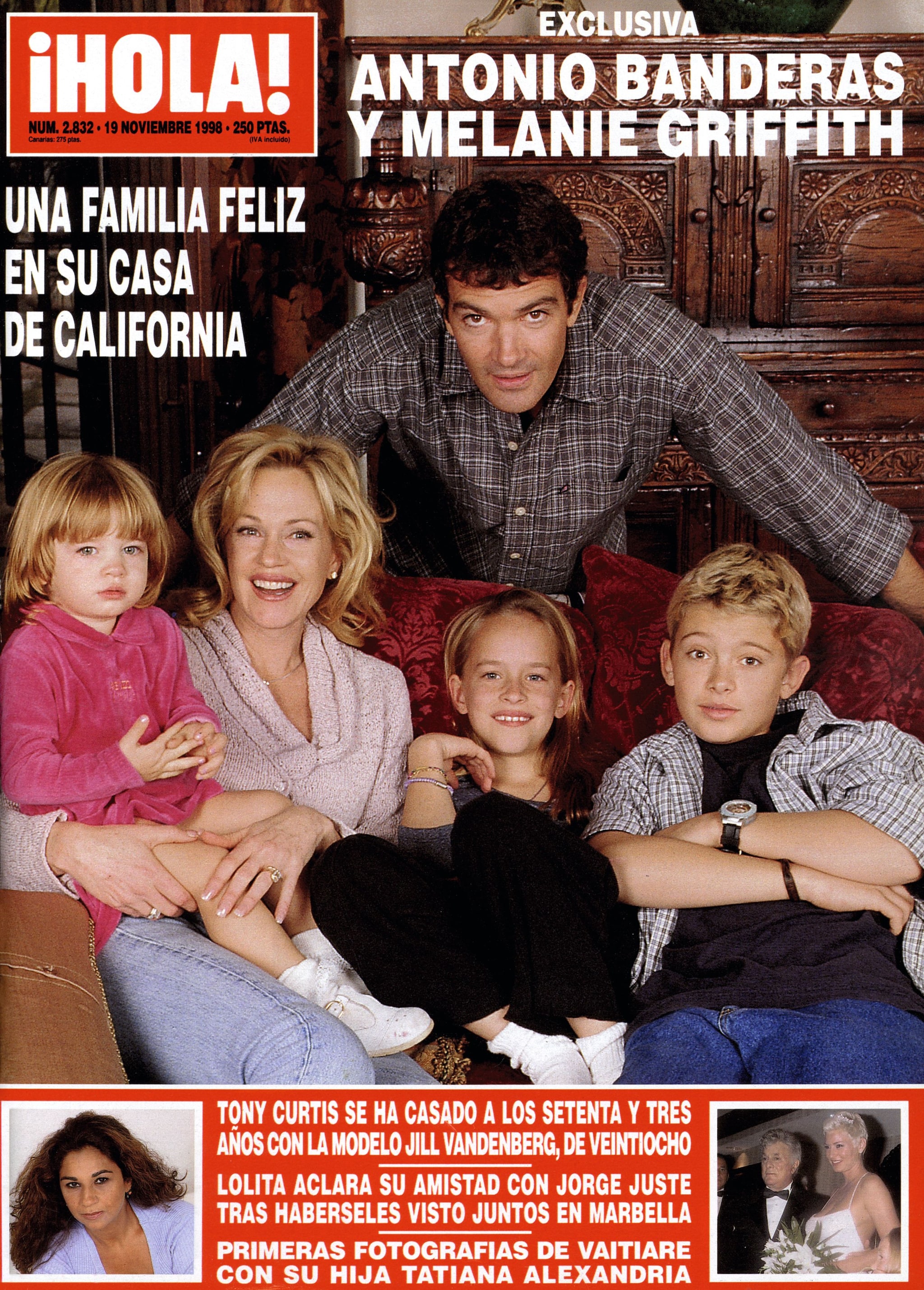 ANTONIO BANDERAS REFLEXIONES CON "¡HOLA!" AL CUMPLIR 65 AÑOS:EL ÉXITO HOY, SU CARRERA Y LA ILUSIÓN POR LA BODA DE SU HIJA, STELLA