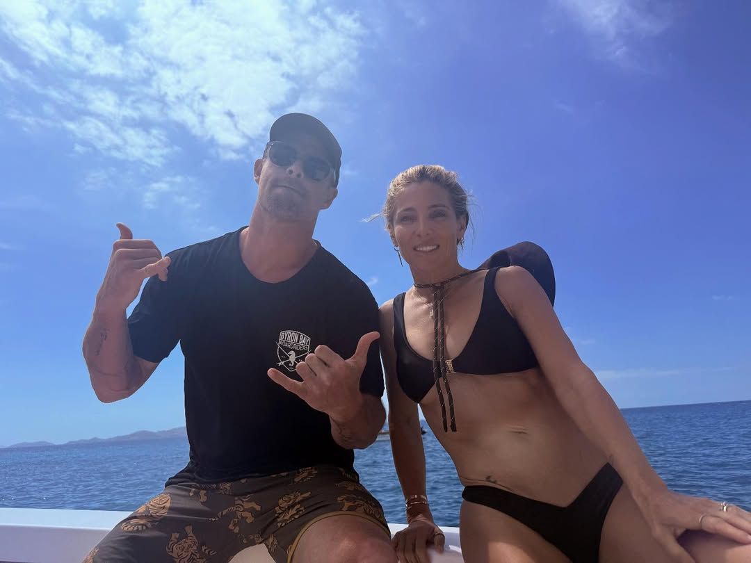 Chris Hemsworth y Elsa Pataky en sus vacaciones familiares en Fiyi