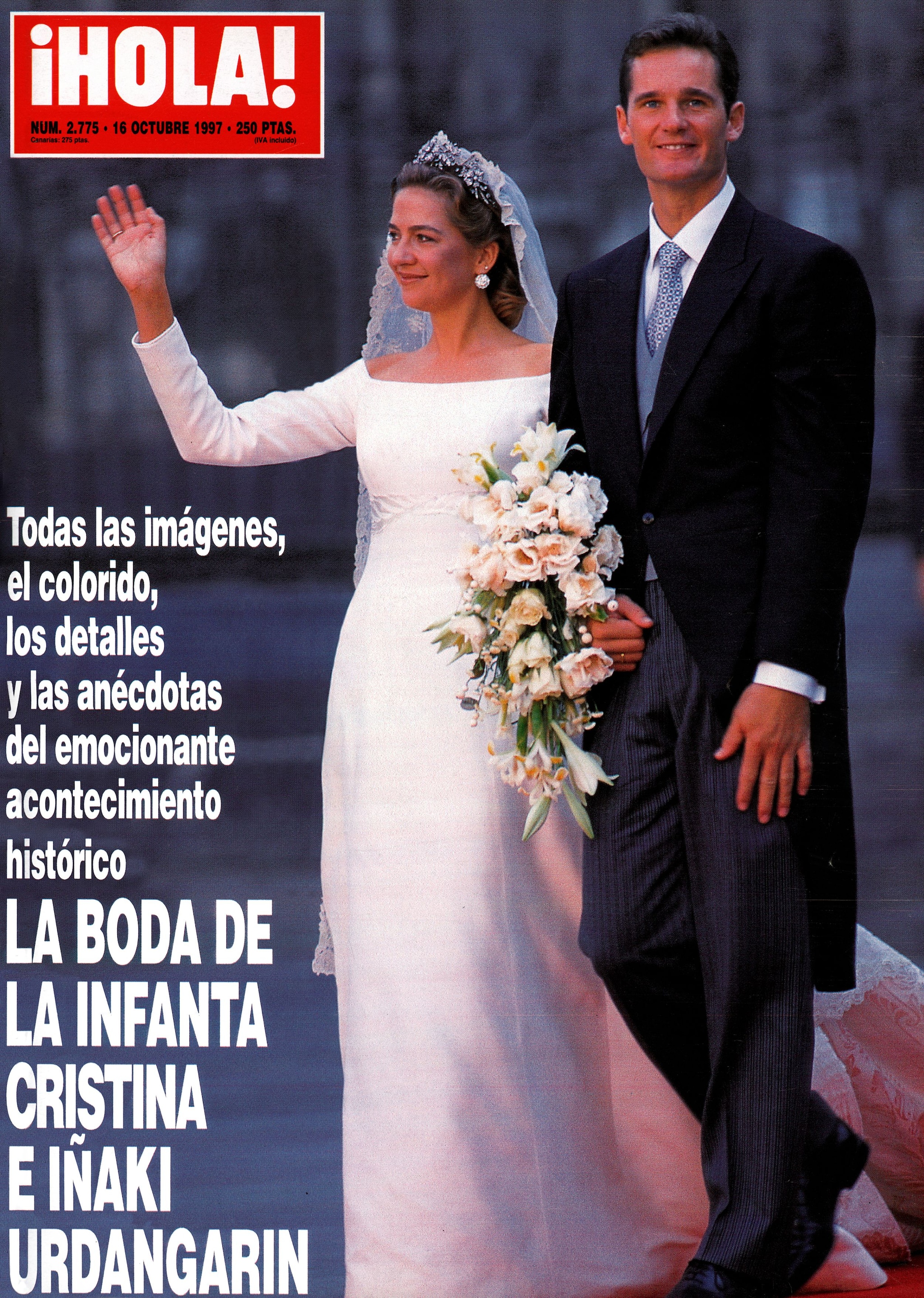 La portada de ¡HOLA! de la boda de la infanta Cristina e Iñaki Urdangarin