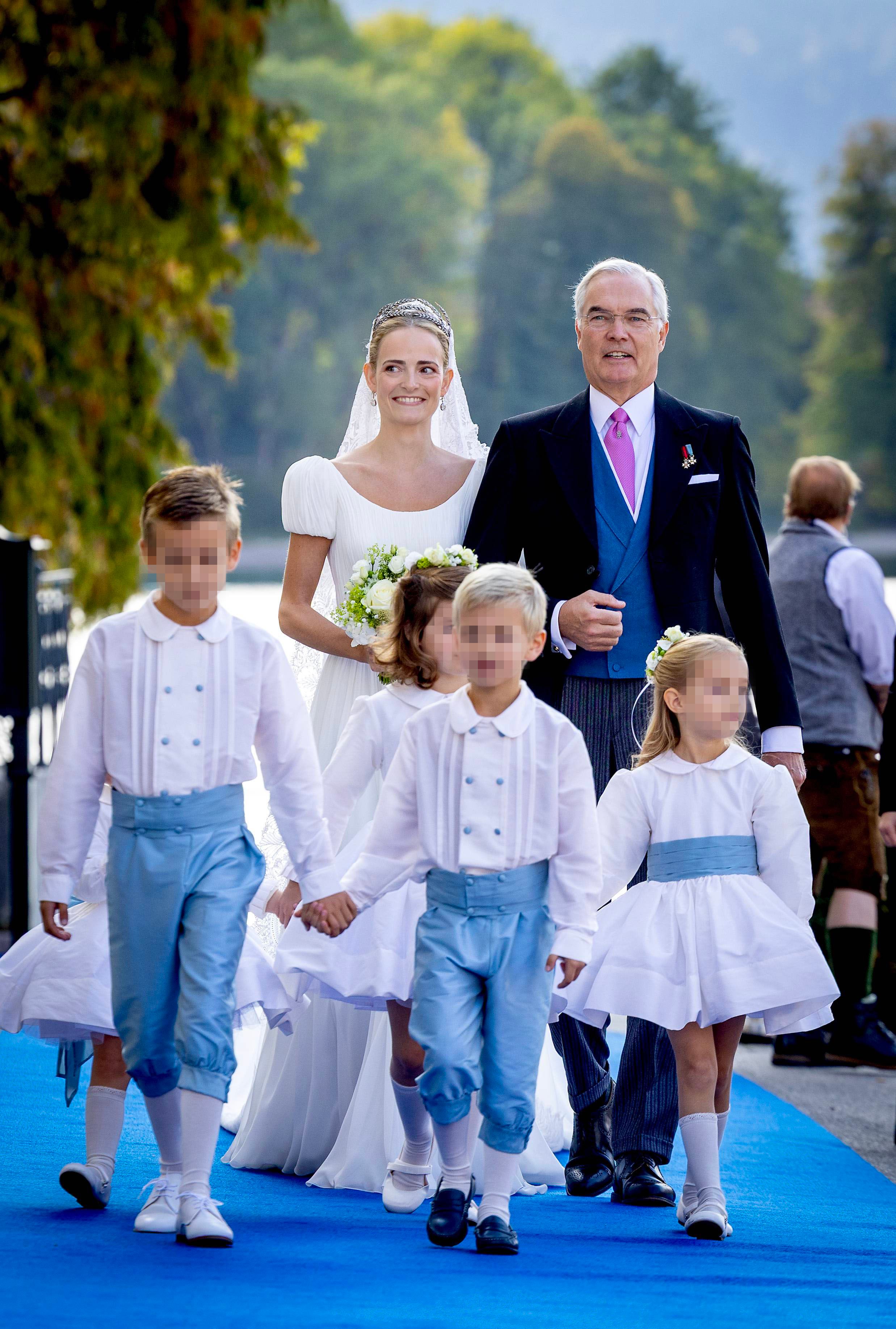 Paulina de Württemberg con su padre, Philipp
