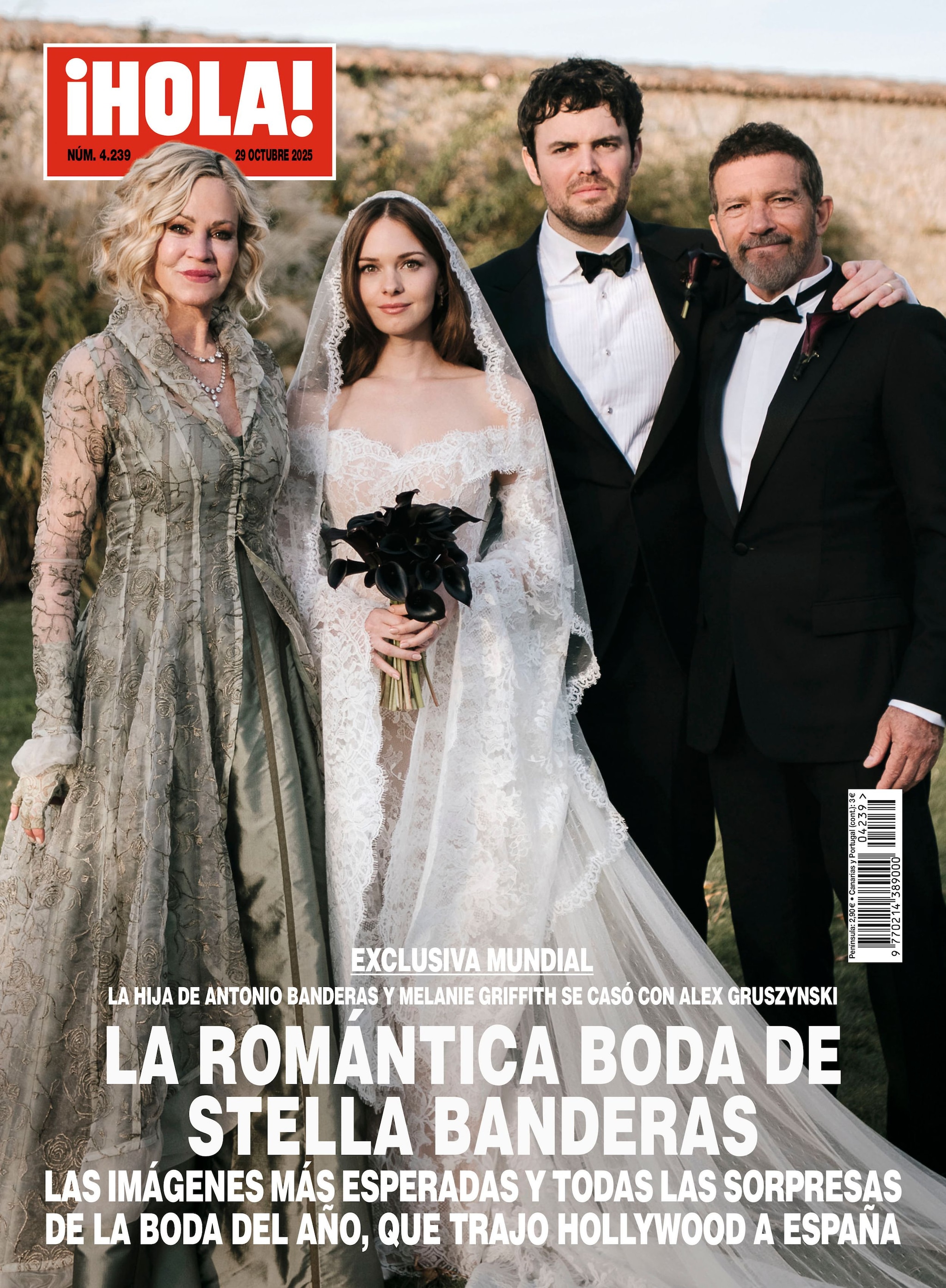 Portada de la boda de Stella Banderas