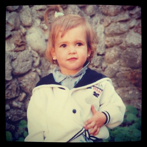 Imagen de Ana Fernández cuando era una niña