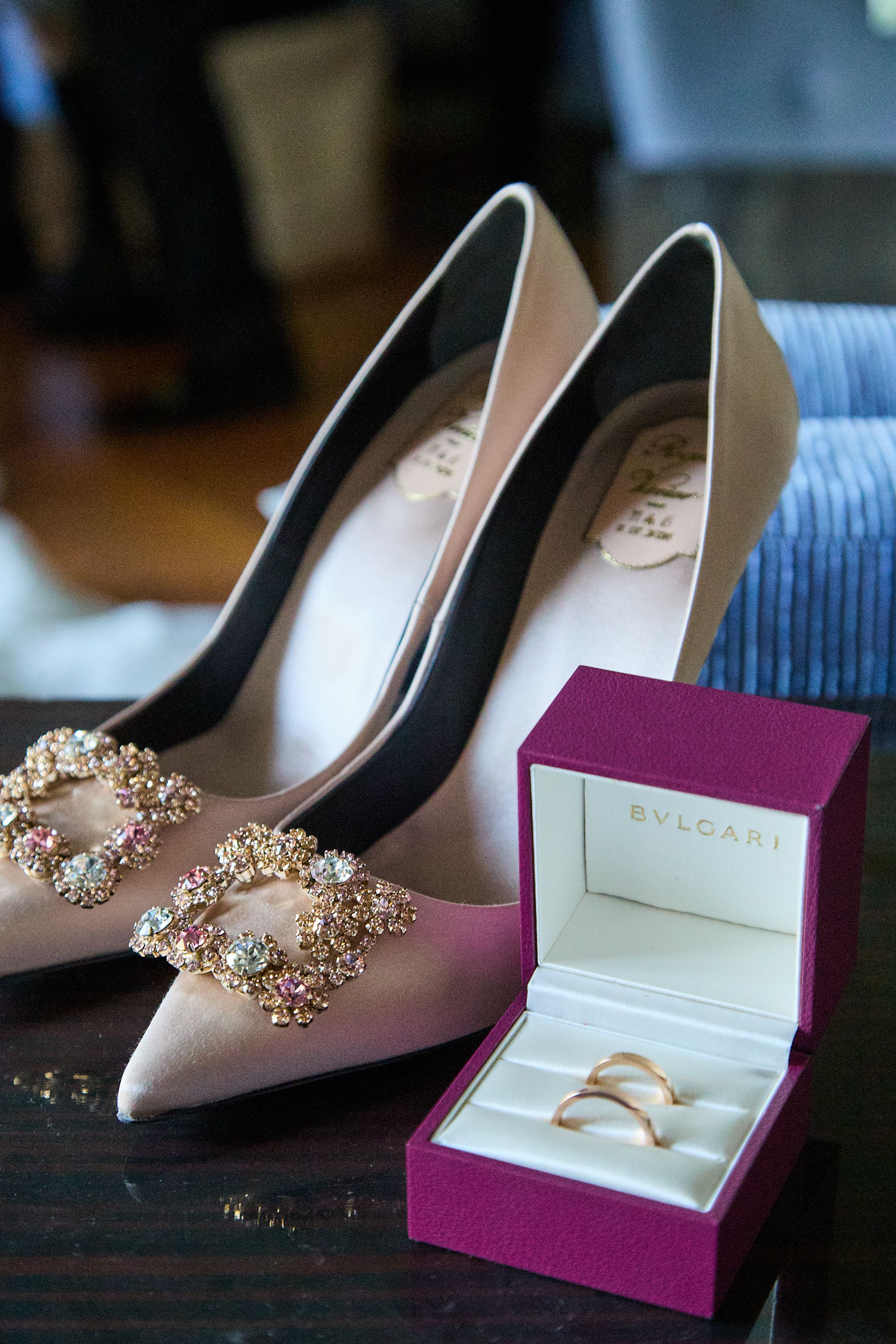 Zapatos de novia de Roger Vivier de Nieves Álvarez