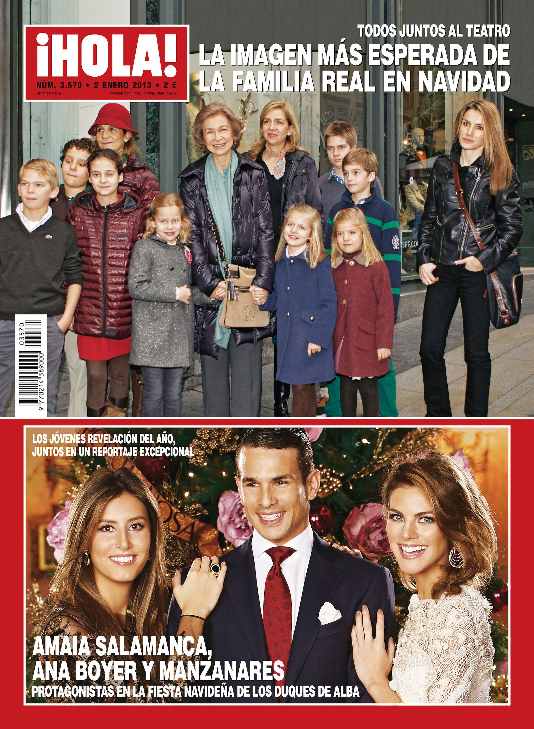 La Familia Real en Navidad