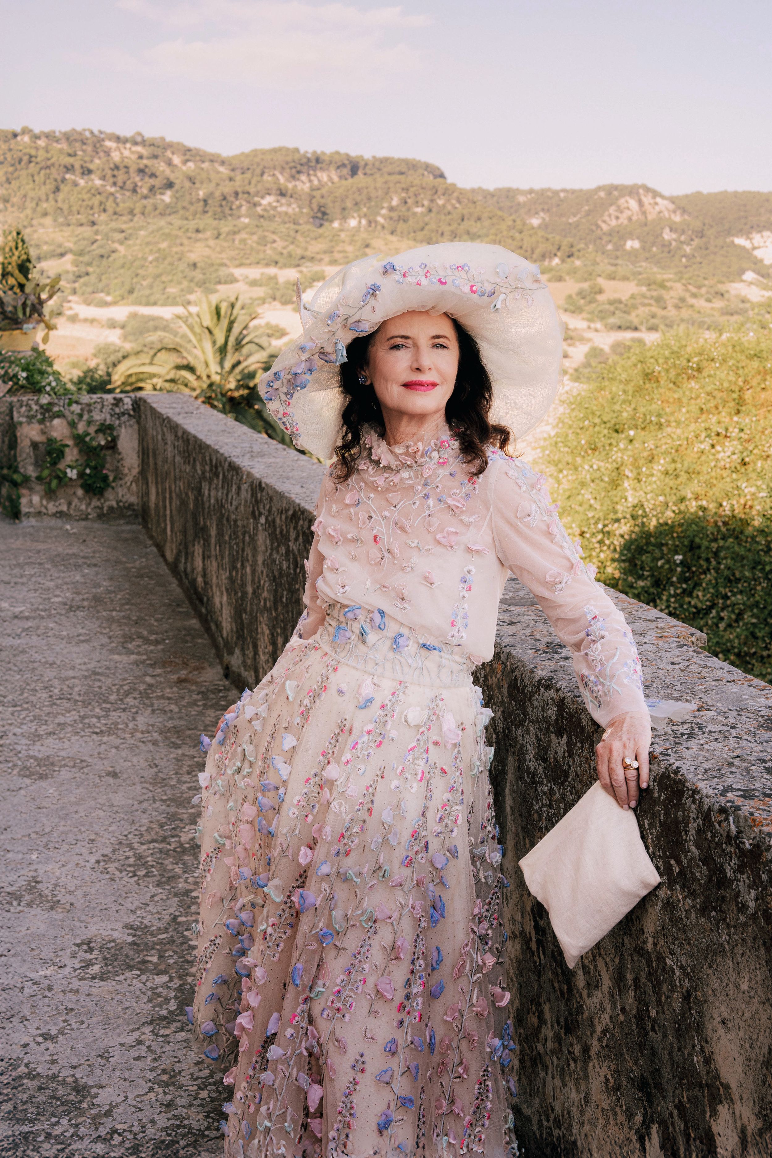 Luisa Beccaria, la madrina más estilosa de Sicilia.