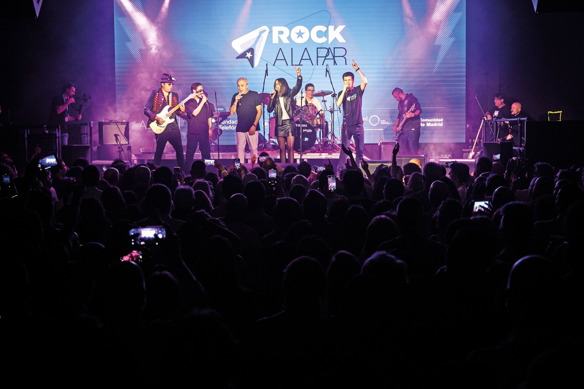David Summers con la banda Rock A la Par