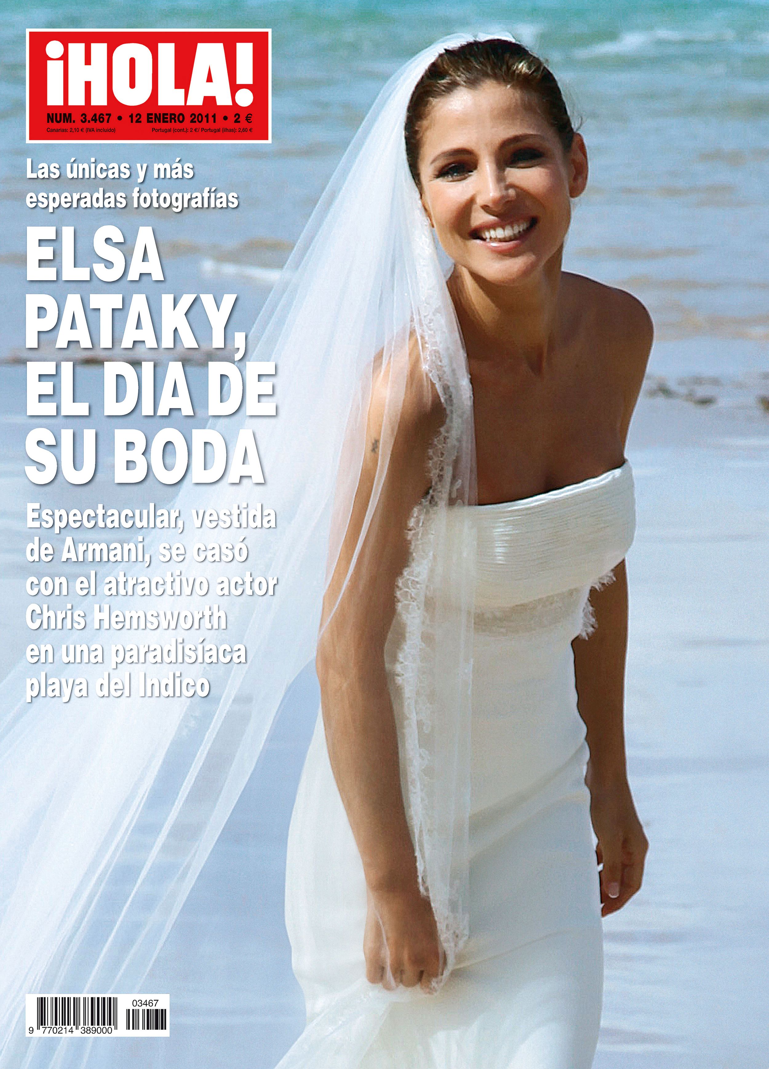 Recuerdo de la portada que Elsa ha protagonizado en ¡HOLA!