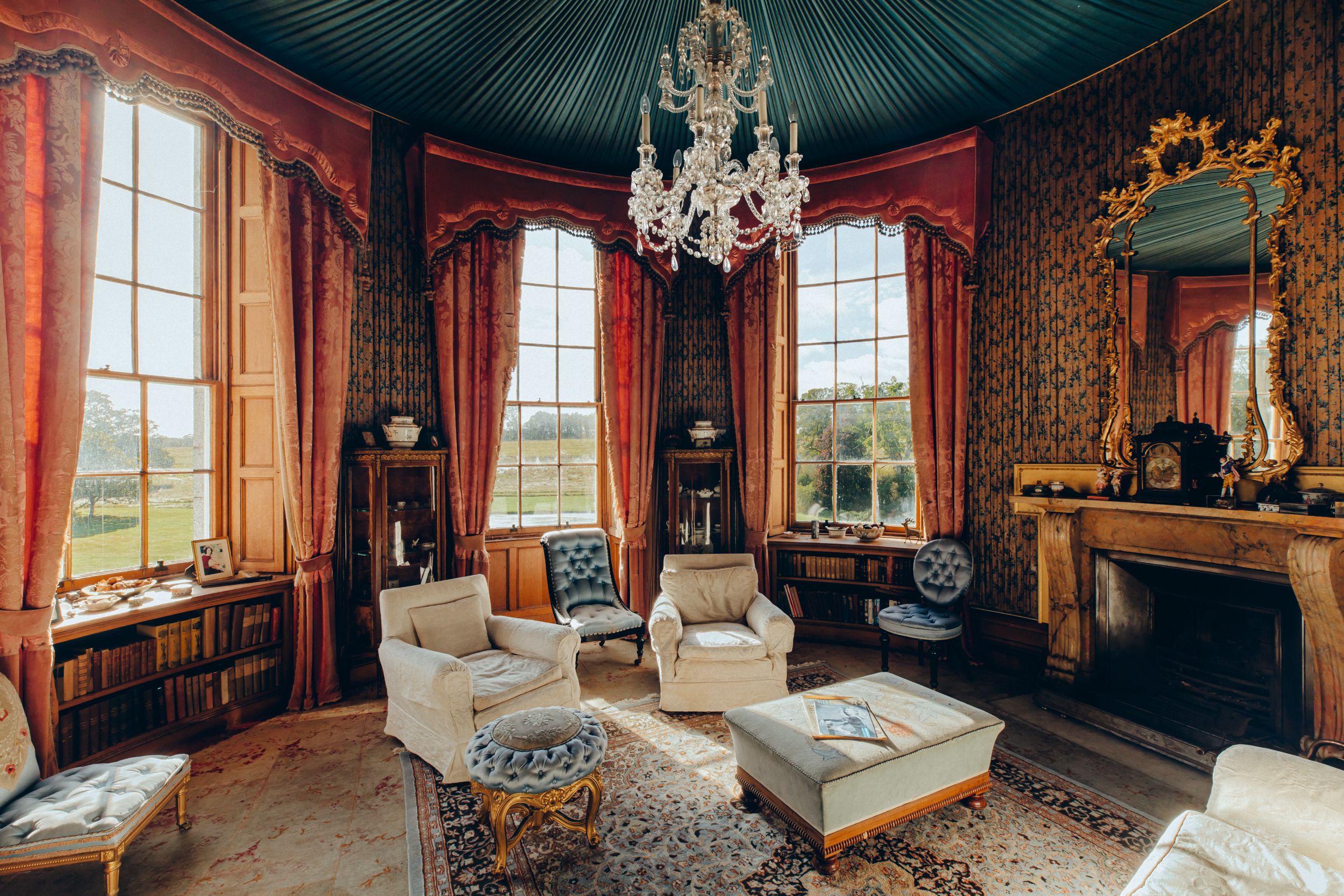 Una sala del gran castillo de Cosmo Linzee Gordon 