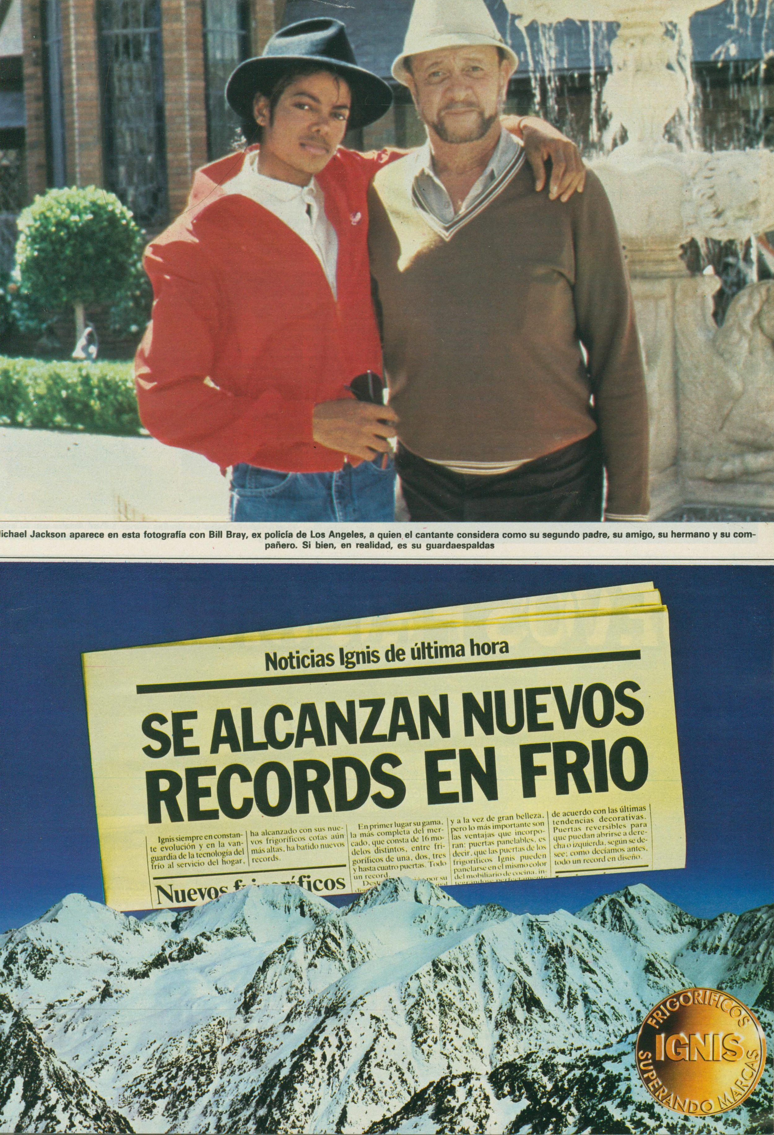 Michael Jackson en su entrevista con ¡HOLA! en 1984 en su mansión en California