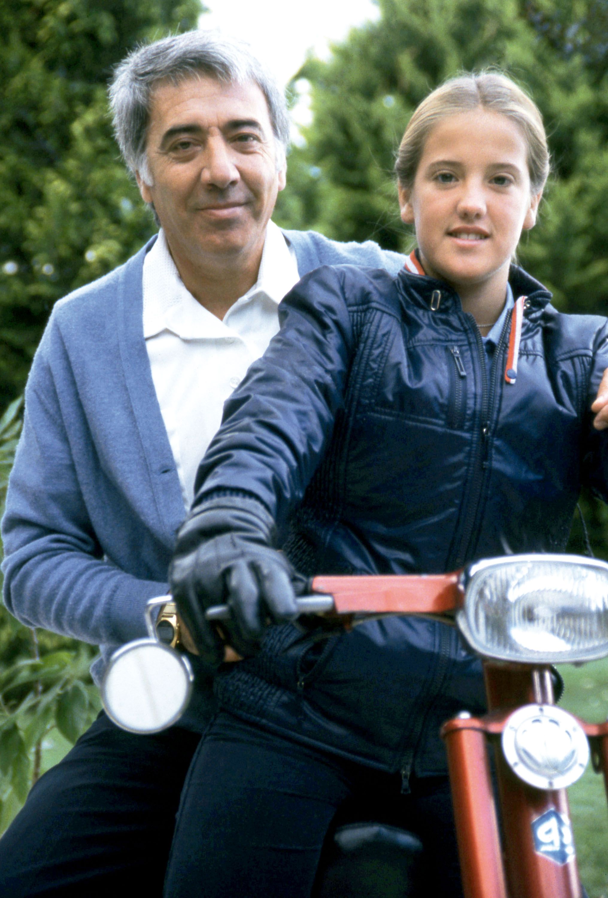 Amparo con su padre, el inolvidable Miliki
