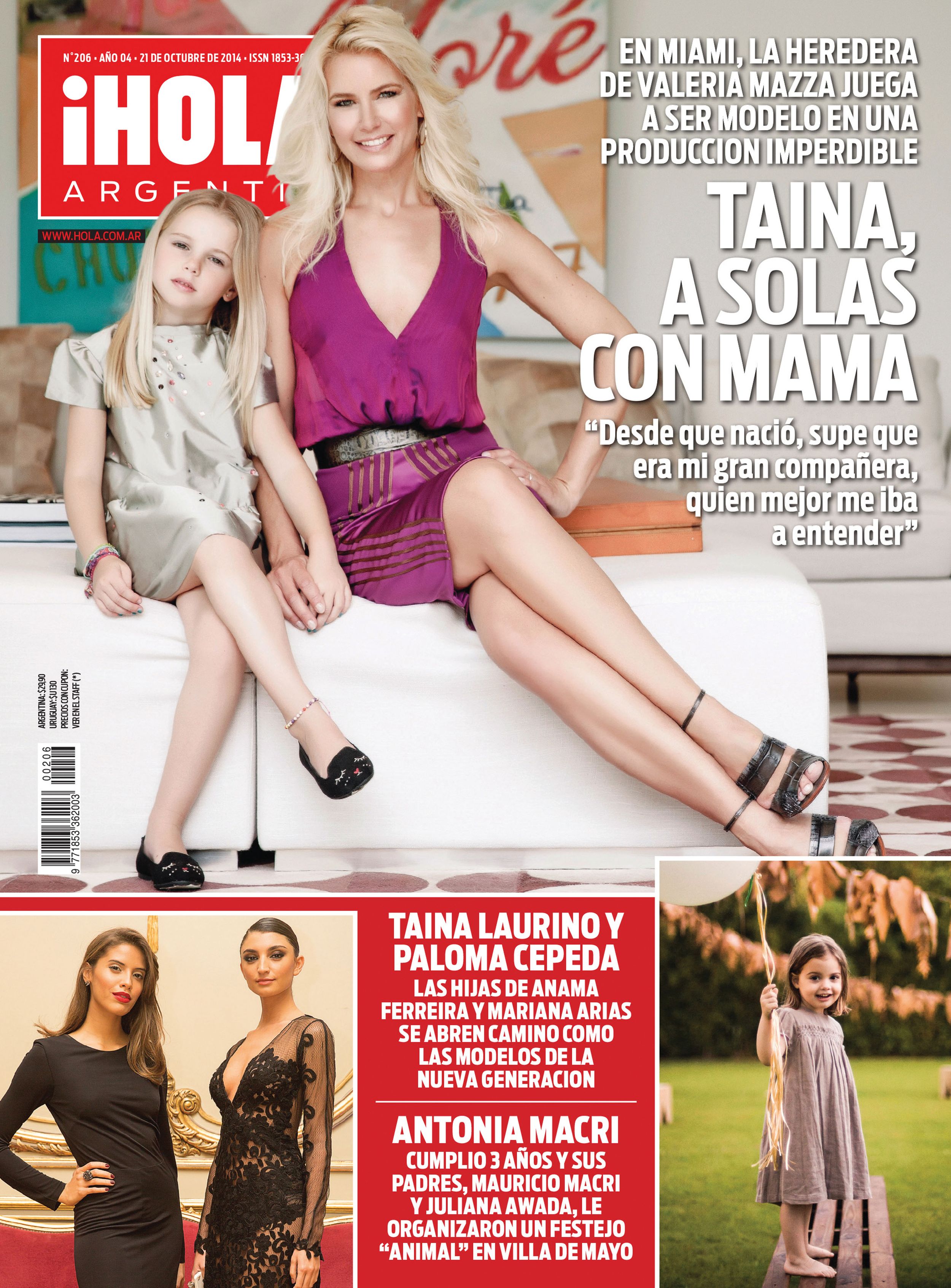 Madre e hijas, en una portada de HOLA