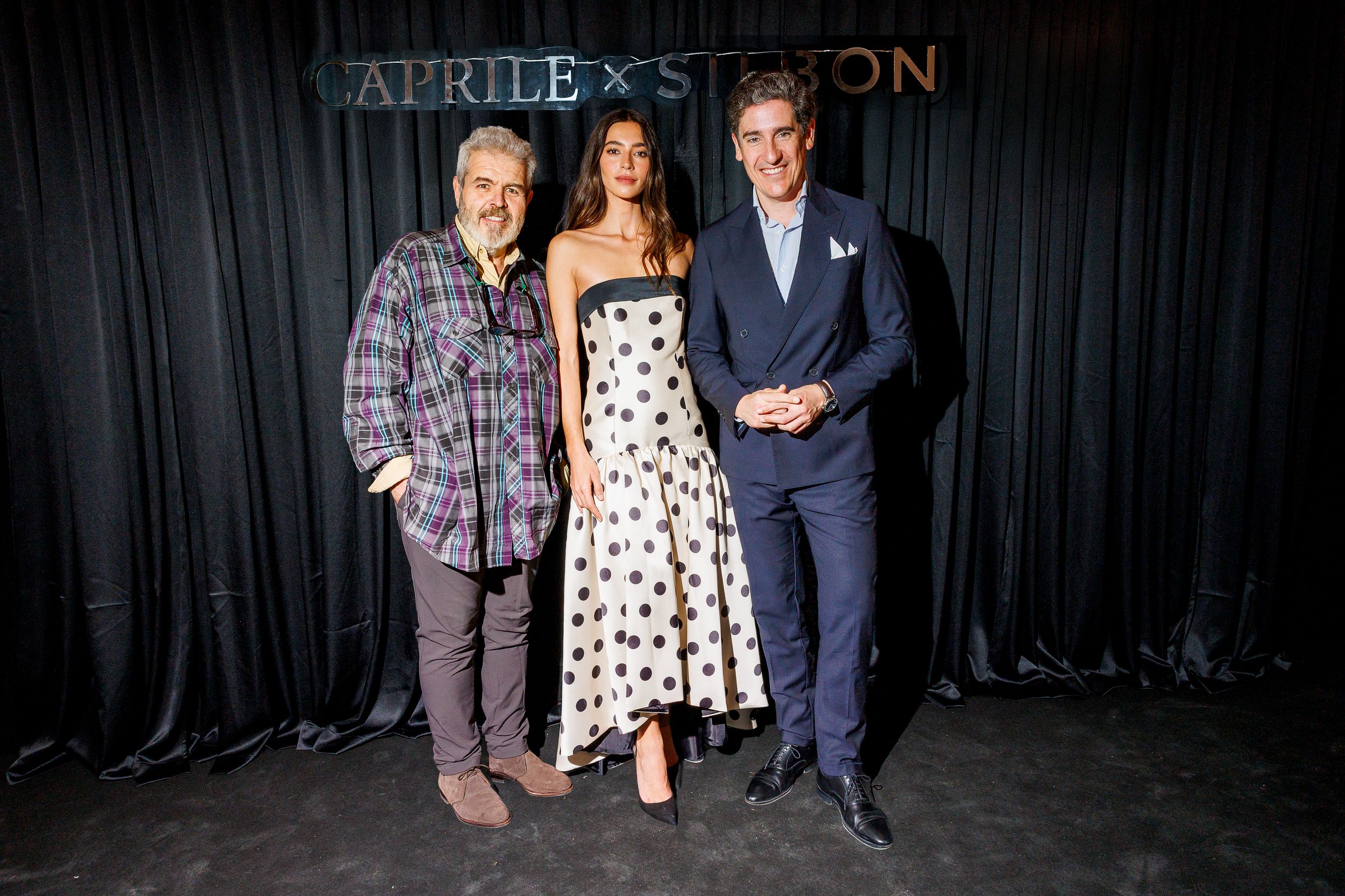 Lorenzo Caprile, Rocío Crusset y Pablo, CEO de Silbon