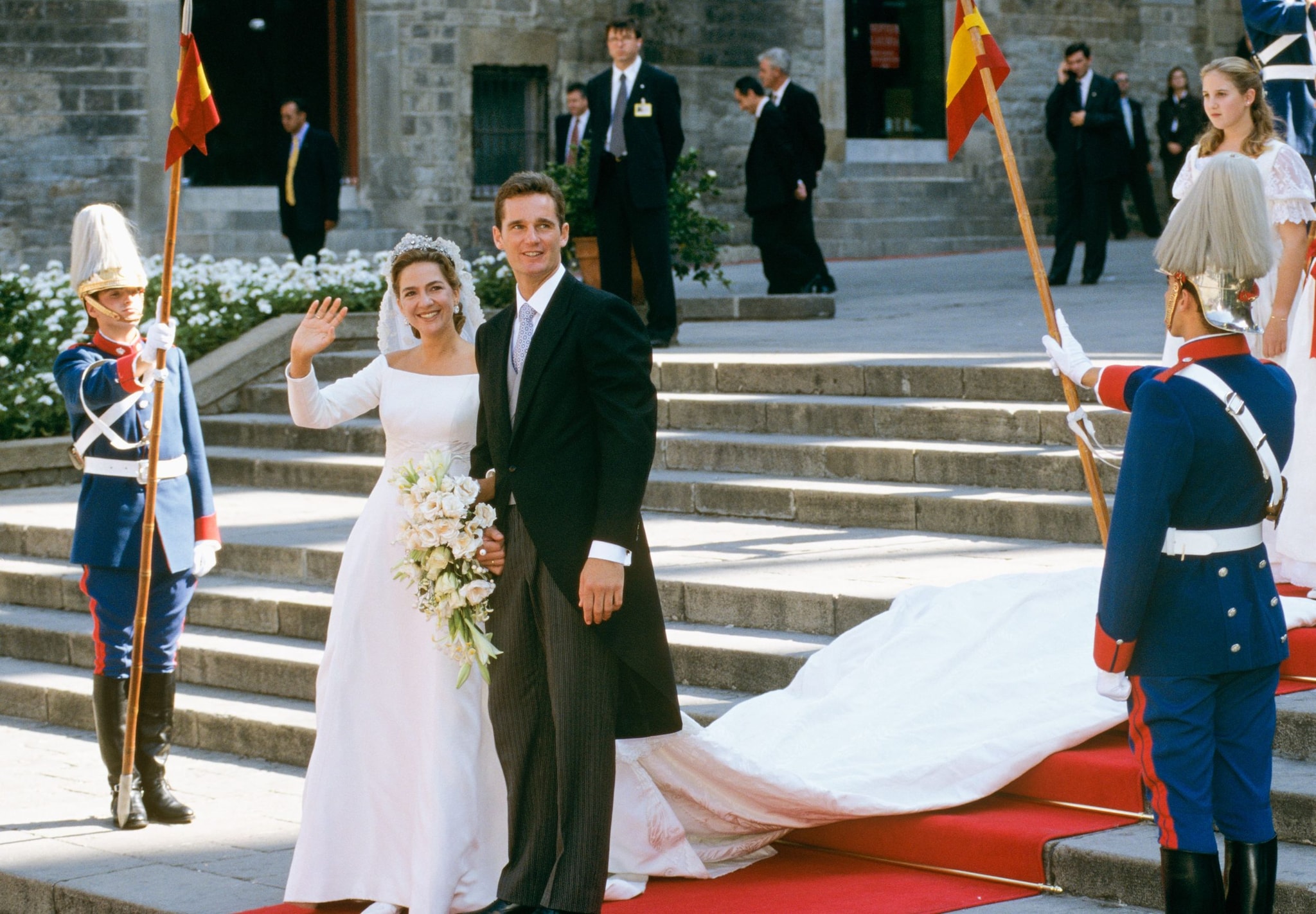 Iñaki Urdangarin, el día de su boda, el 4 de octubre de 1997, con la infanta Cristina