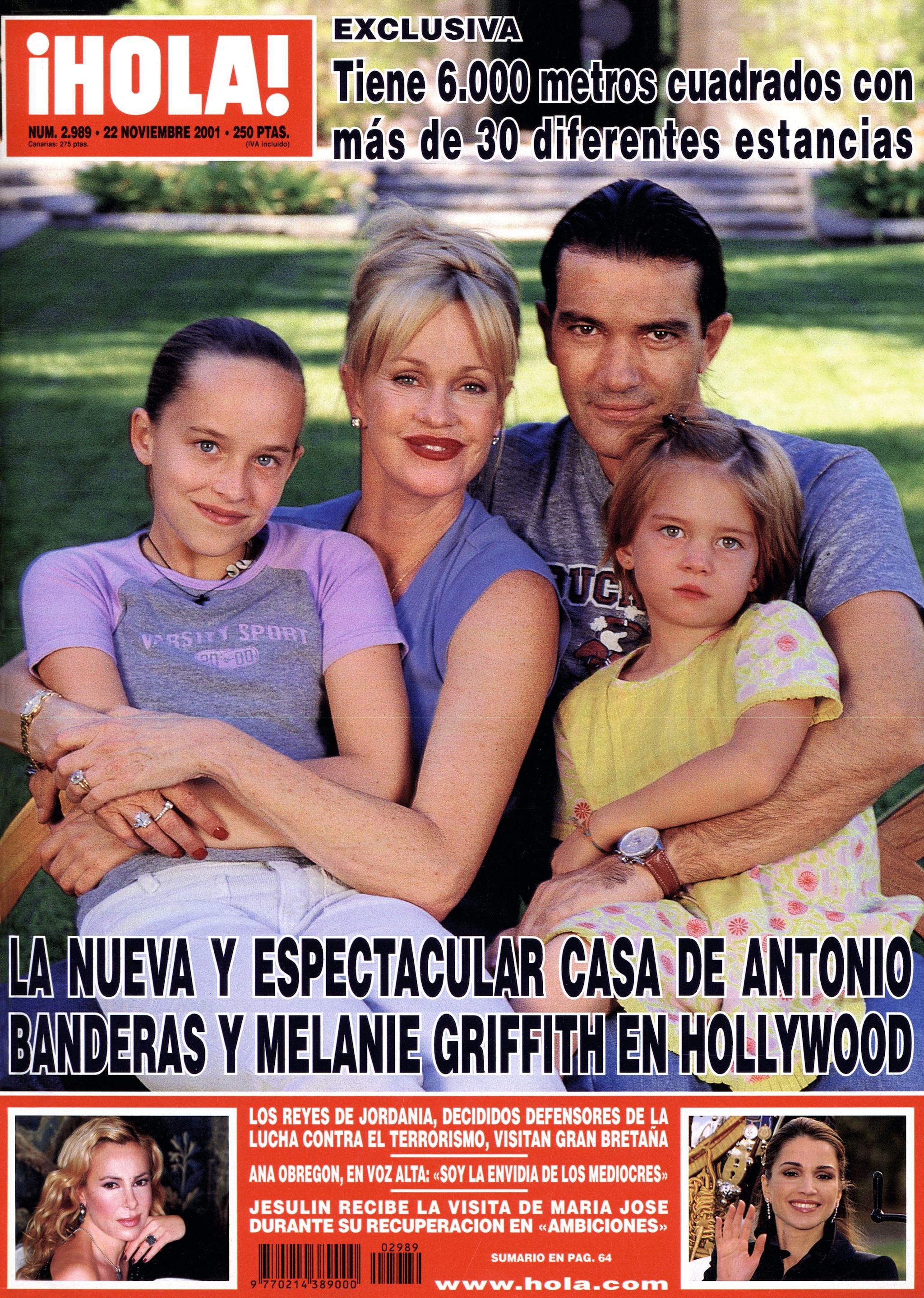 ANTONIO BANDERAS REFLEXIONES CON "¡HOLA!" AL CUMPLIR 65 AÑOS:EL ÉXITO HOY, SU CARRERA Y LA ILUSIÓN POR LA BODA DE SU HIJA, STELLA