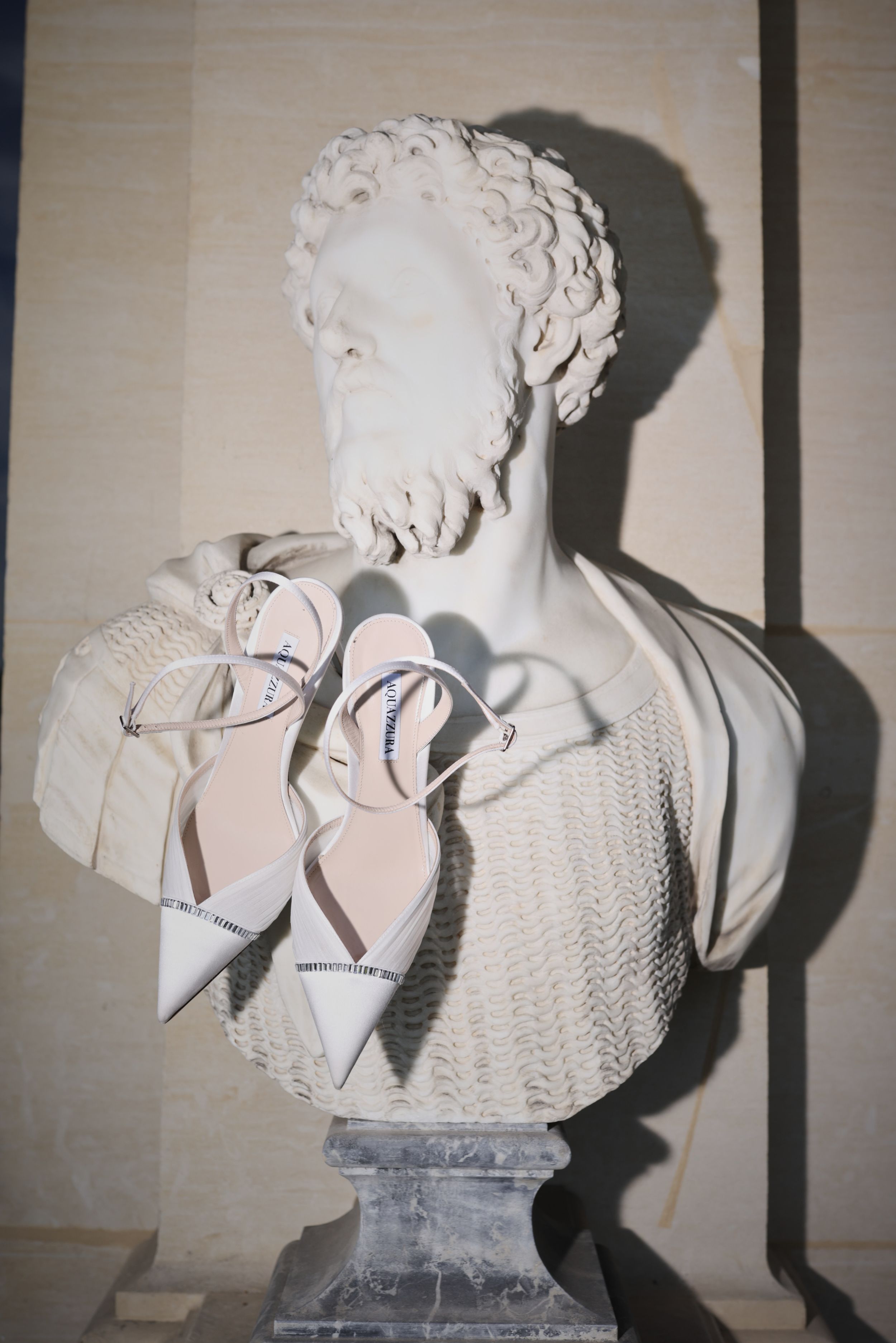 Zapatos de novia de Aquazzura de Nieves Álvarez