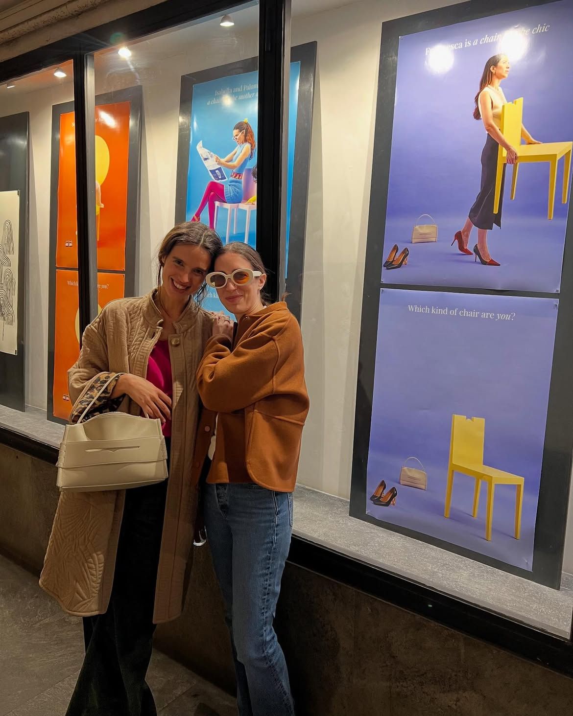 Isabella Lobkowicz con Francesca Mapelli, en una imagen compartida en sus redes sociales