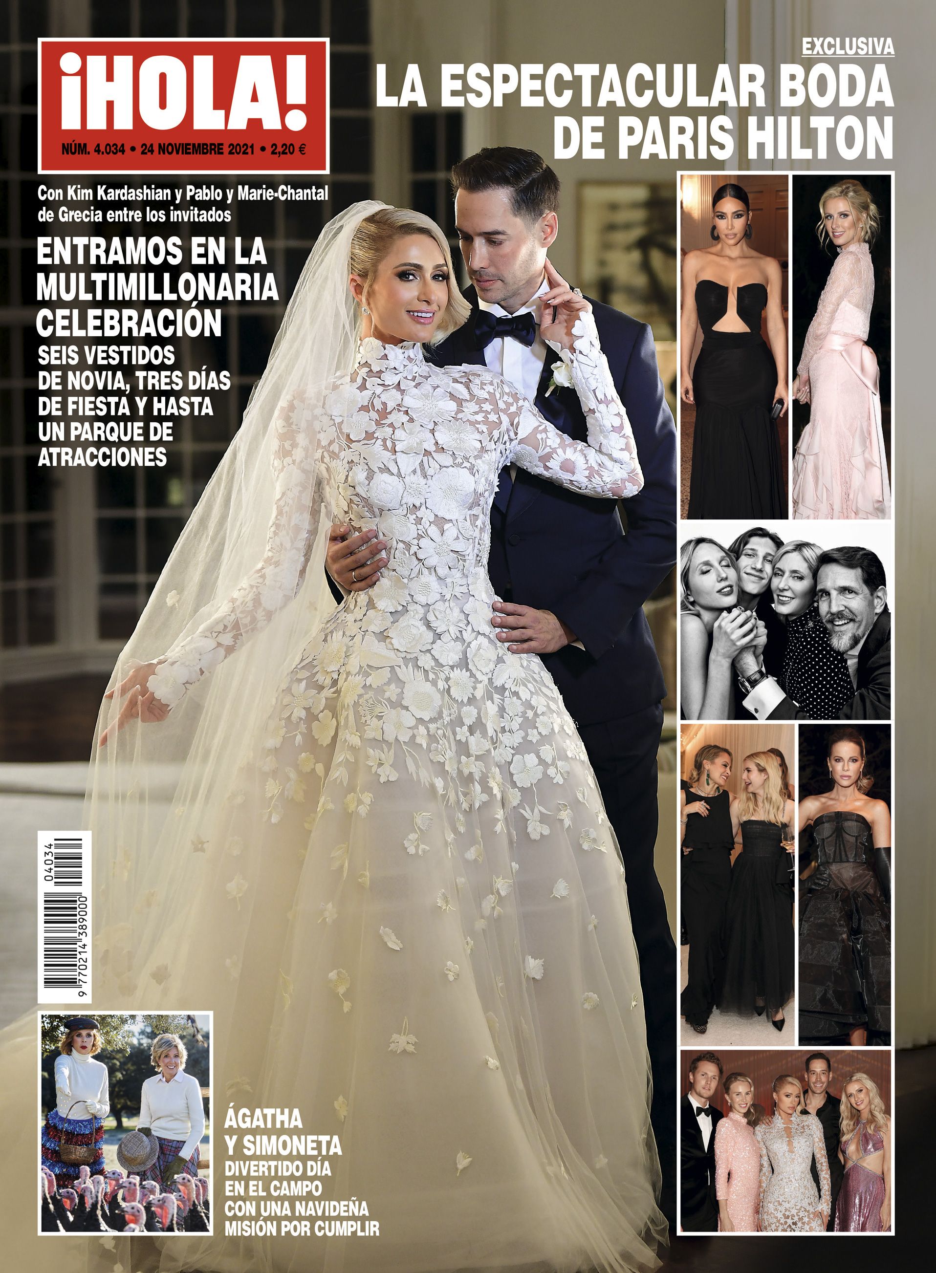 Portada HOLA boda Paris Hilton
