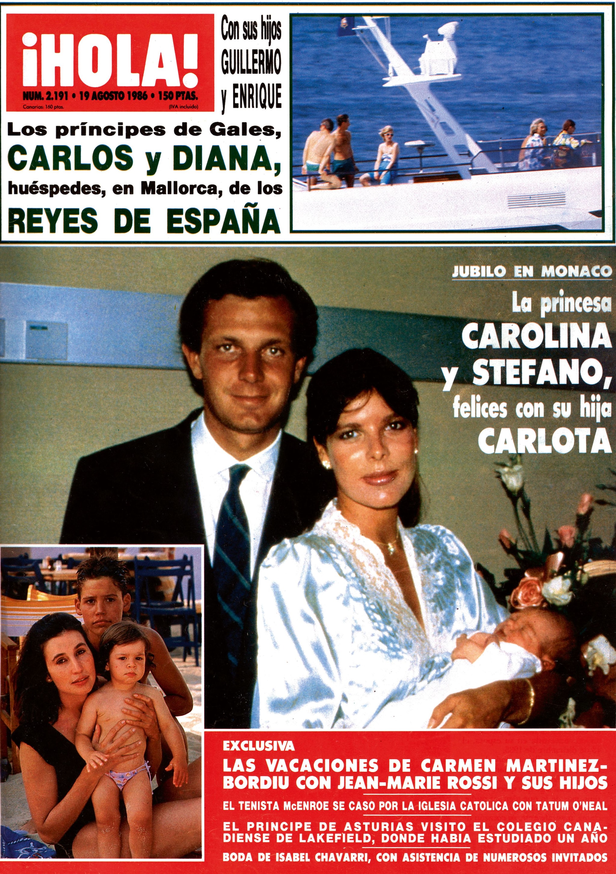 Desde su nacimiento , la princesa, hija de Carolina de Mónaco y Stefano Casiraghi (quien perdería la vida en un accidente, en 1990) atrajo todas las miradas