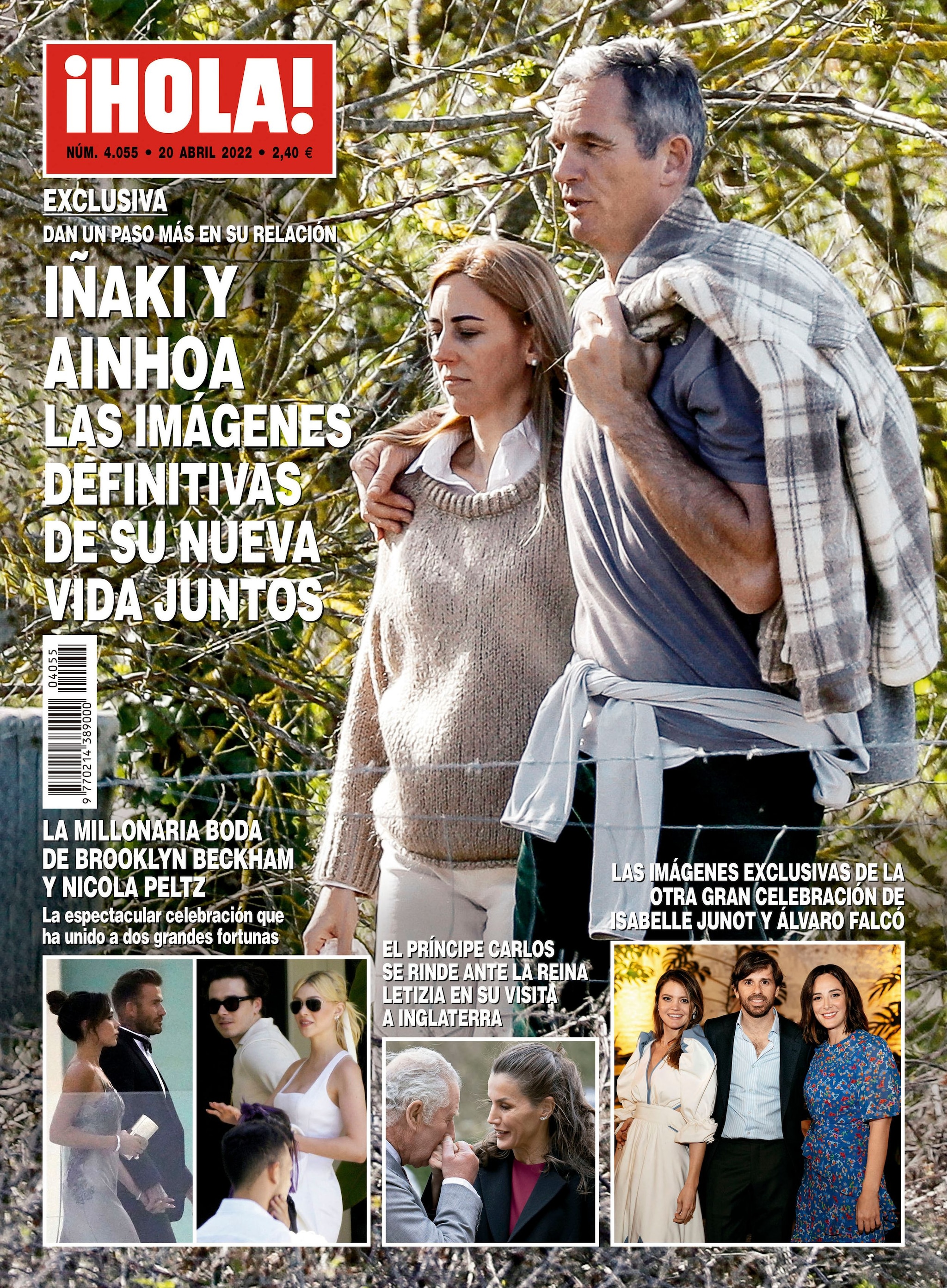 Iñaki Urdangarin y Ainhoa Armentia en la portada de ¡HOLA!