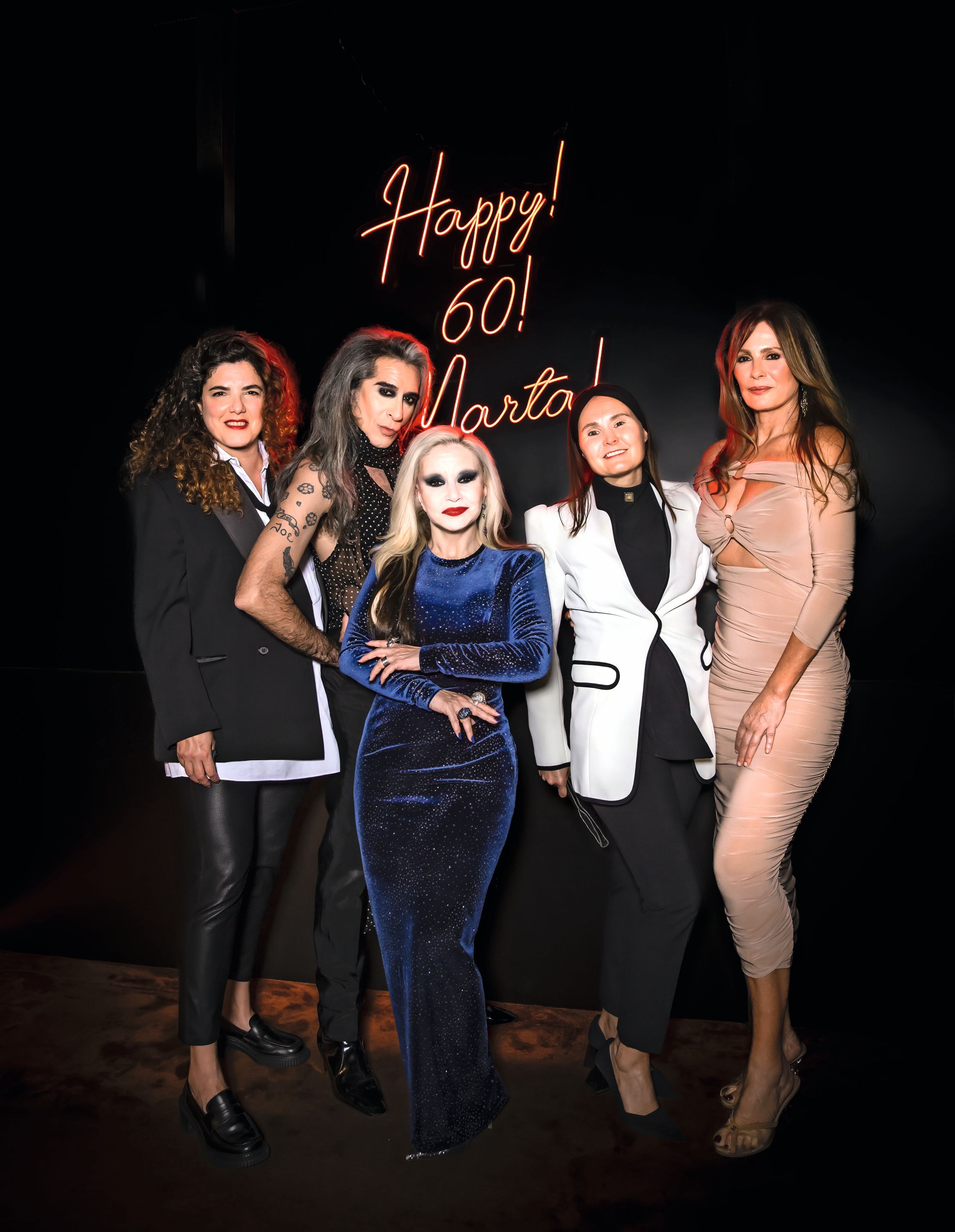 Natalia Martz, Mario Vaquerizo, Alaska, Alessia Putin Ghidini y Lucía Hidalgo