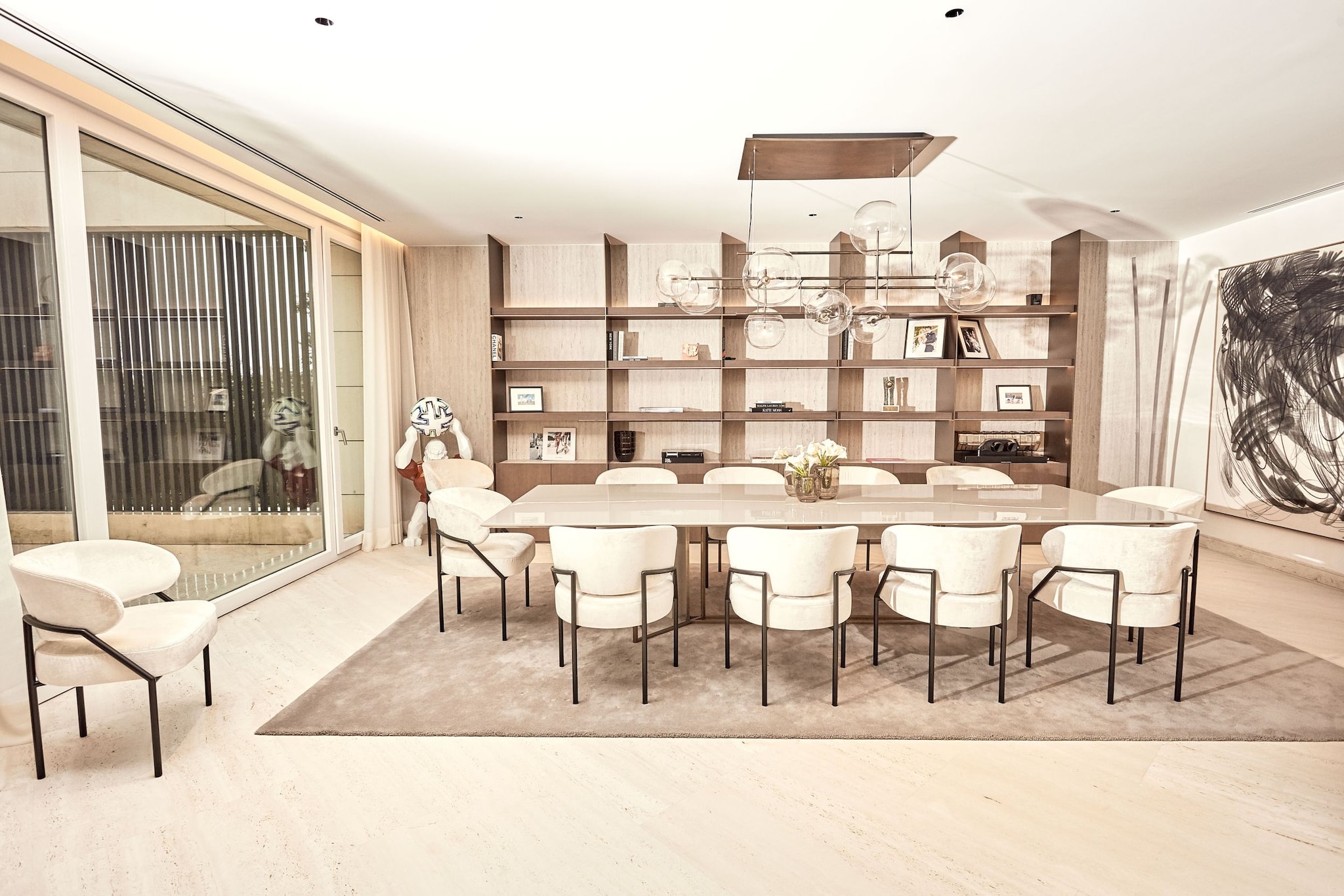 El comedor de la casa de Alice Campello y Álvaro Morata