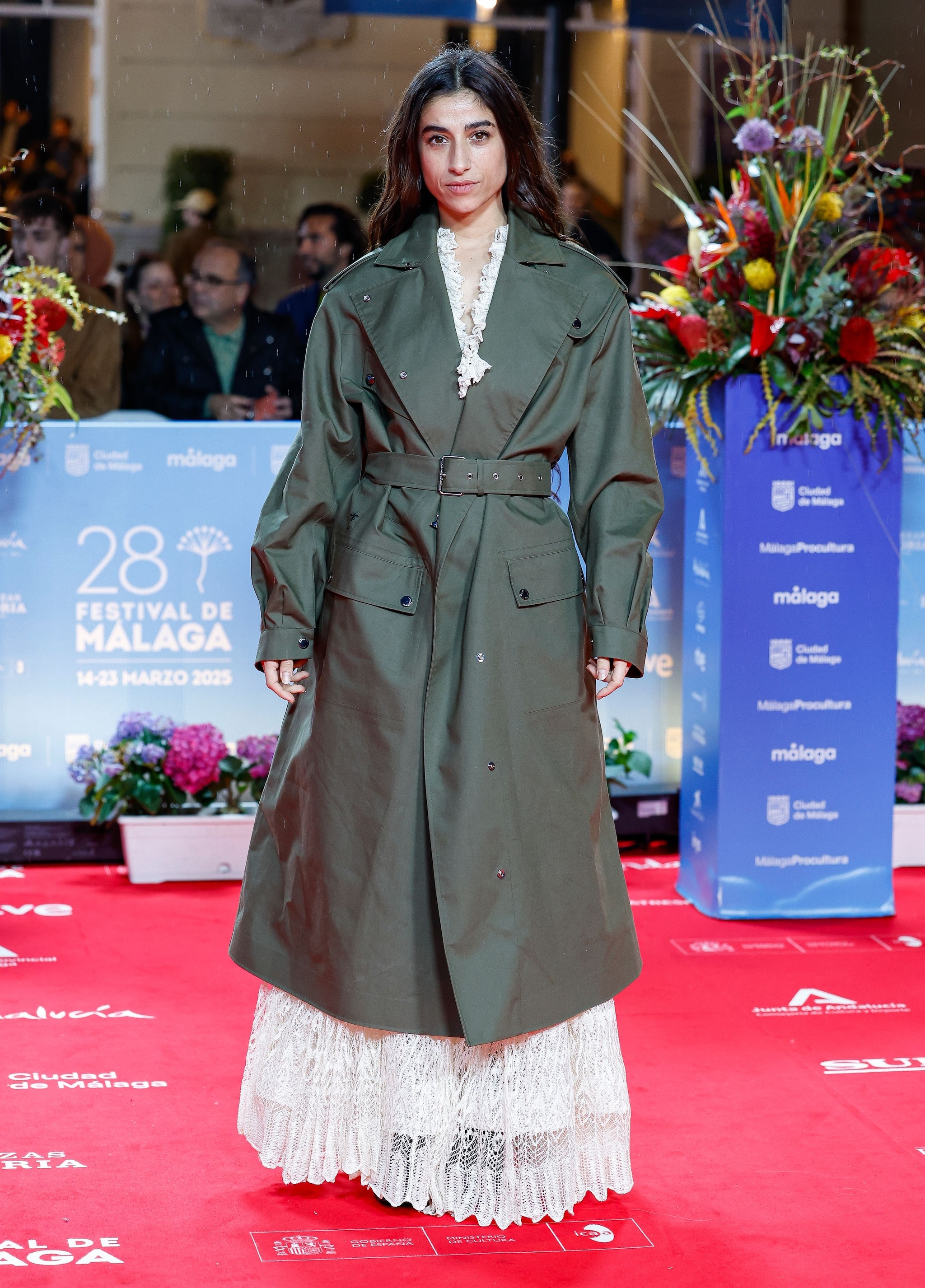 Journalist Carolina Yuste at photocall during the 28 edition of Malaga Film Festival in Malaga on Friday, 21 March 2025.