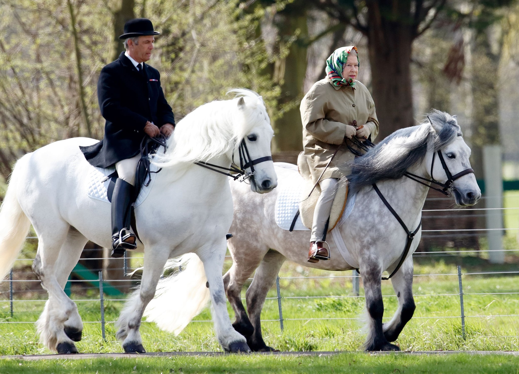 Terry Pendry con la reina Isabel