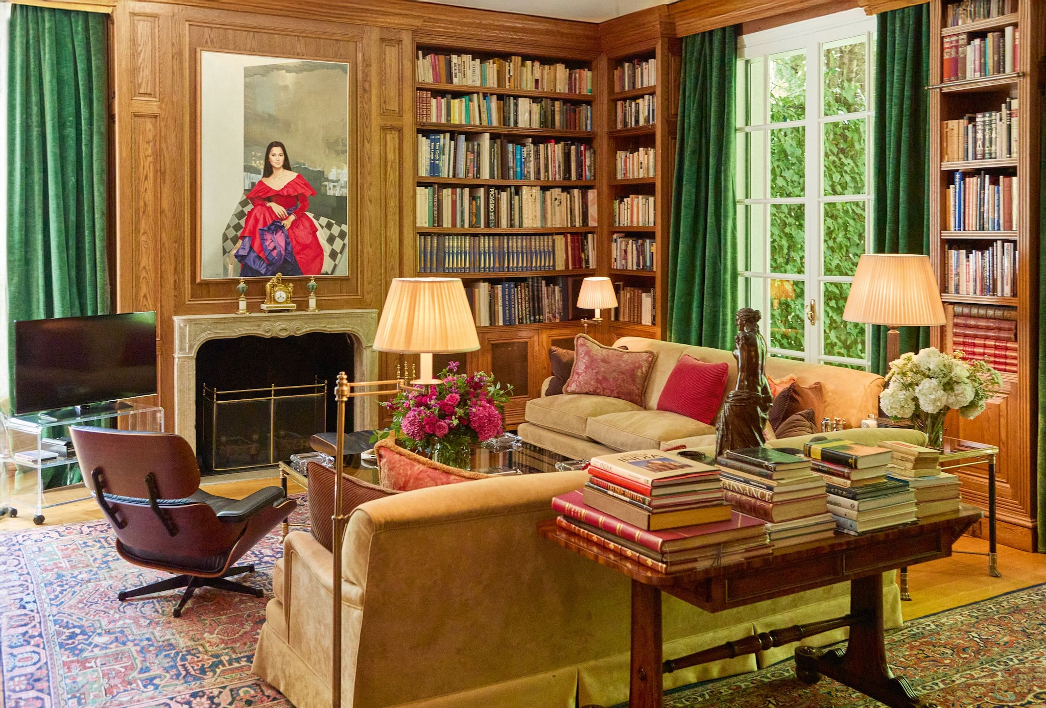 La biblioteca de Isabel Preysler