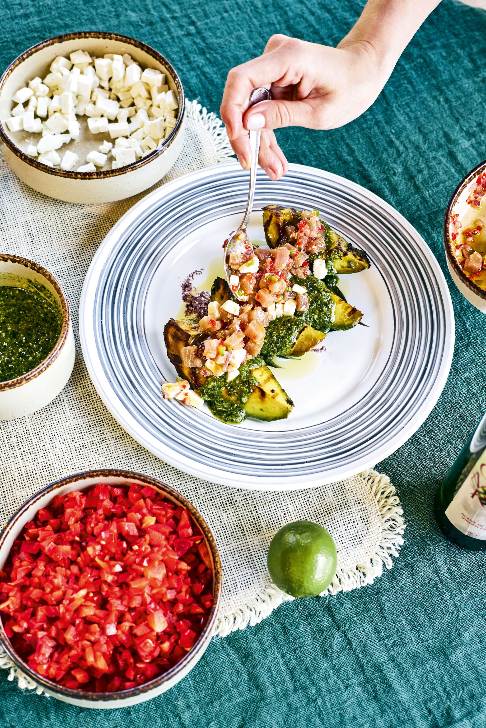 A Lucía le encanta utilizar ingredientes saludables y de temporada en sus platos