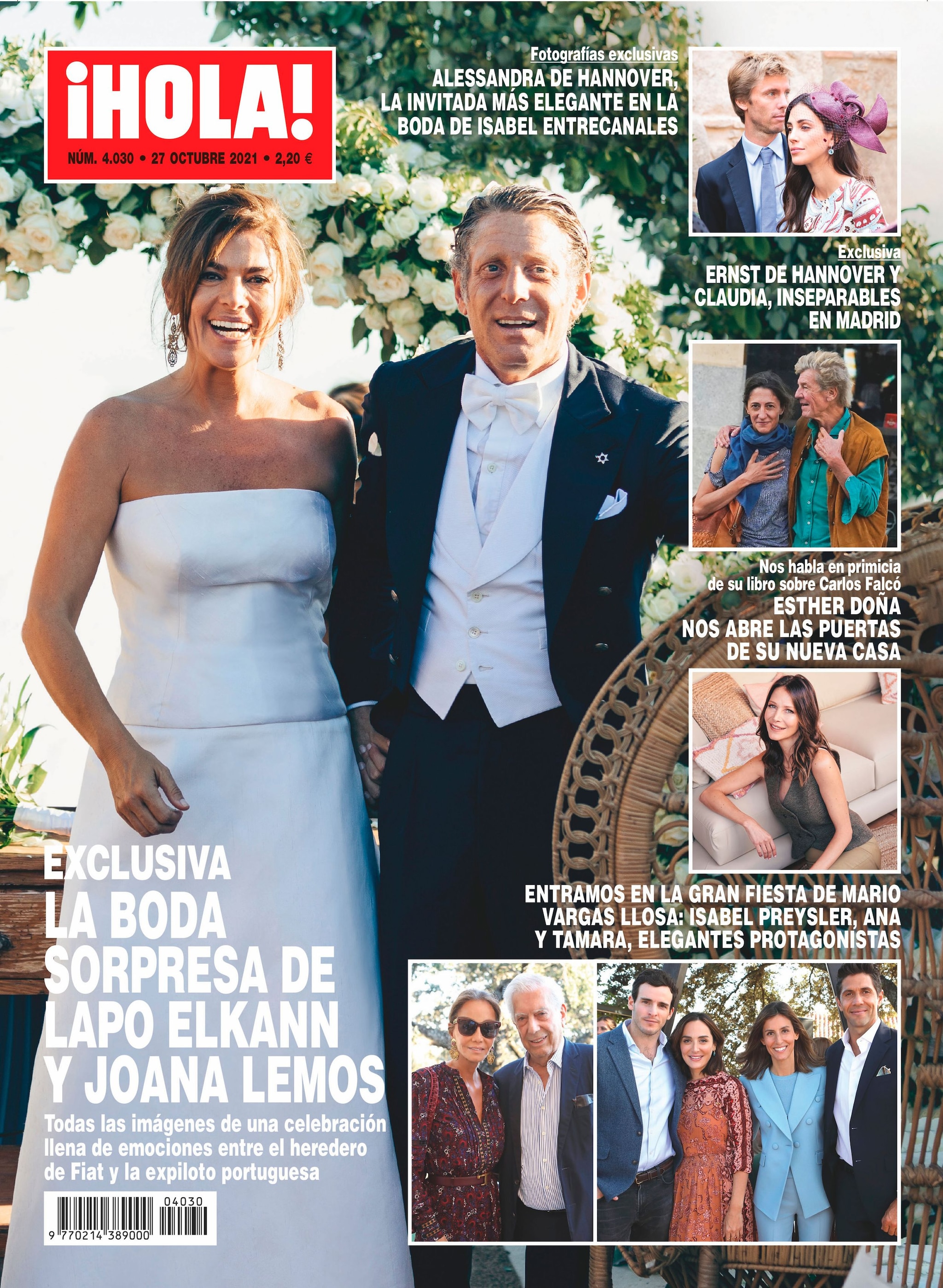 Mario Vargas Llosa e Isabel Preysler en la gran fiesta de Mario