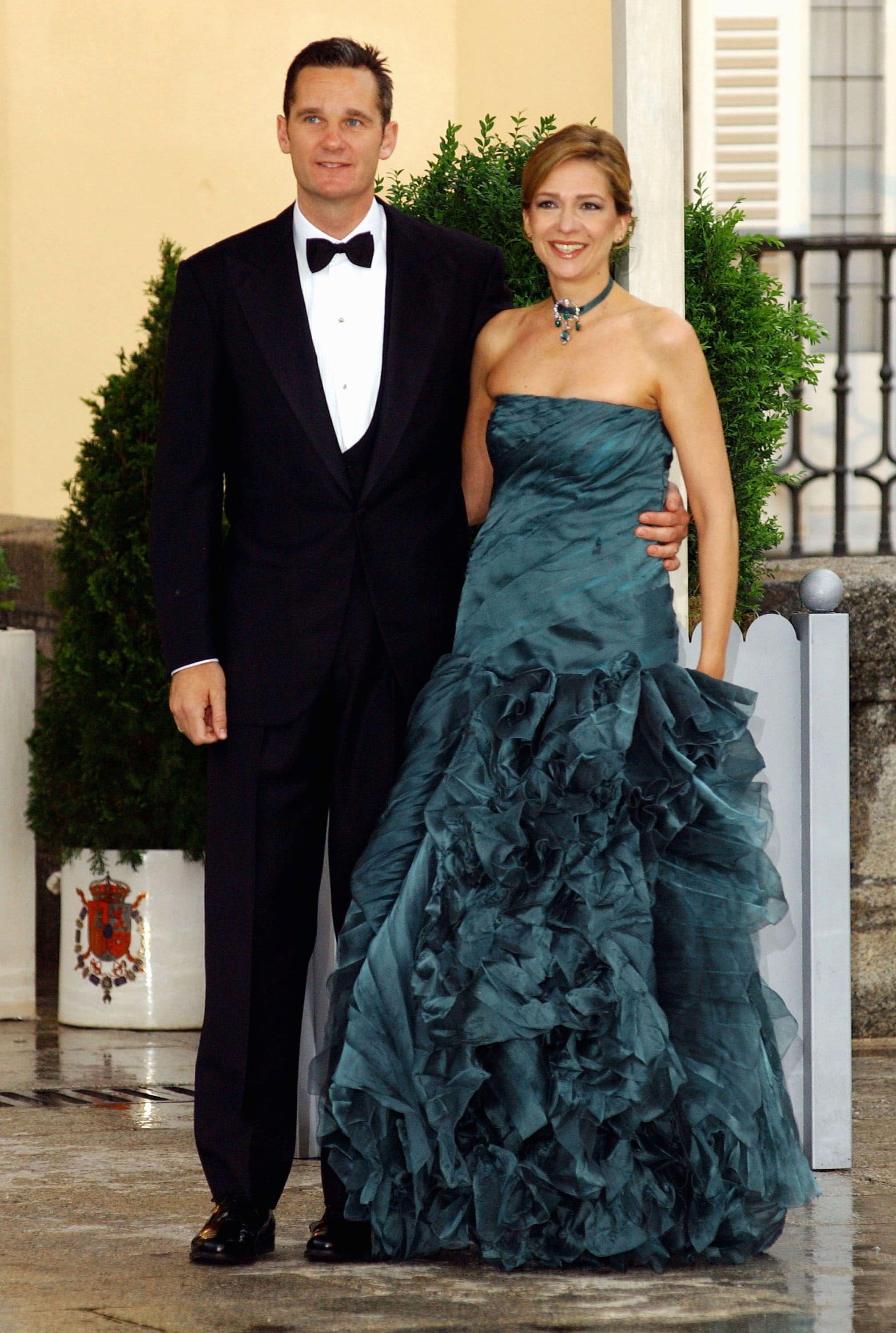Iñaki Urdangarin y la infanta Cristina, en la preboda del entonces Príncipe de Asturias, don Felipe, y doña Letizia