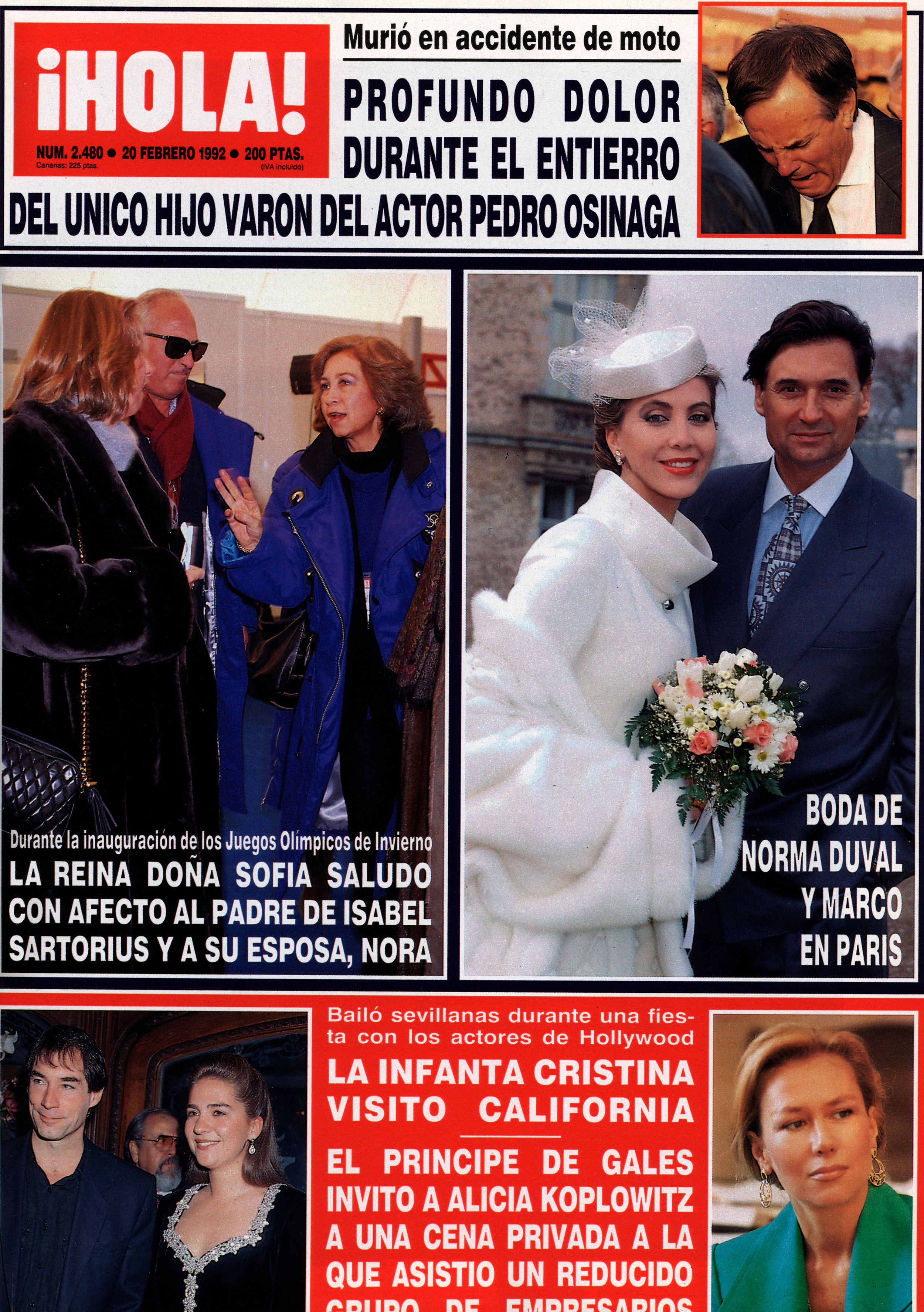 Portada de ¡HOLA! (1992)