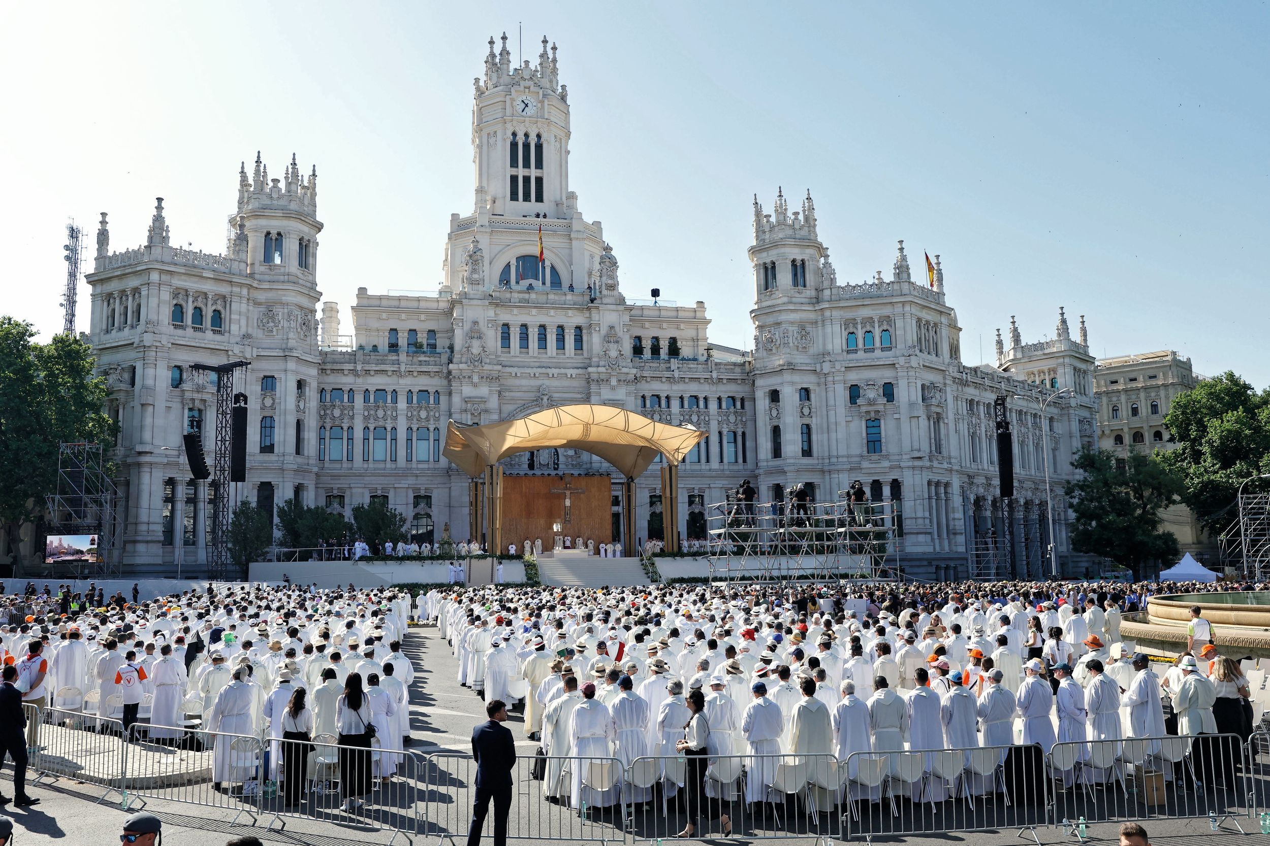 En la Eucaristía participaron más de 150 obispos y cardenales y 1.600 sacerdote
