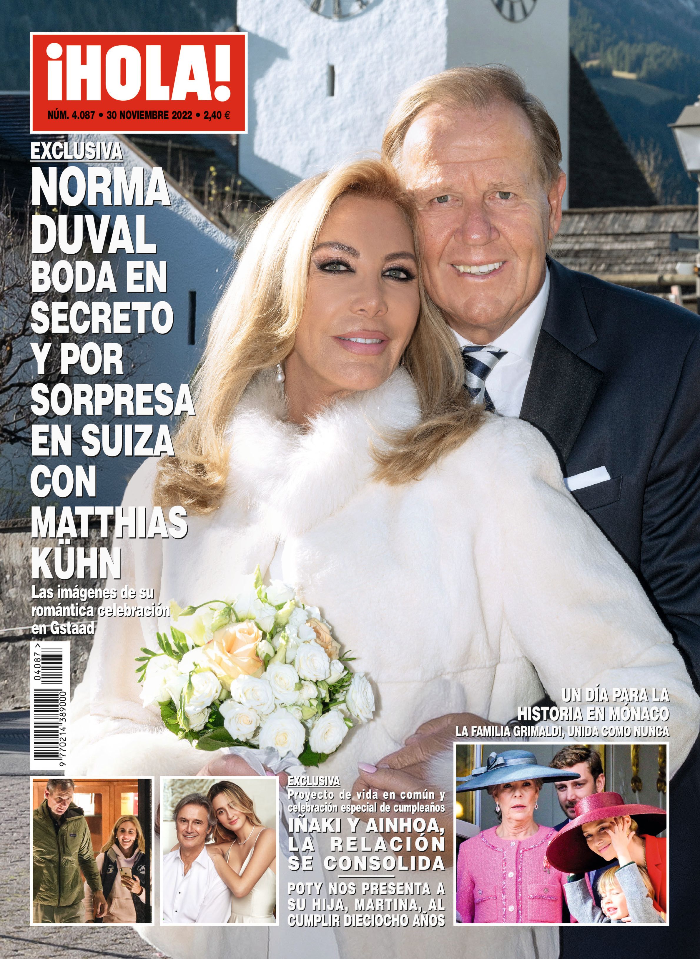 Norma junto a Matthias Kühn en portada