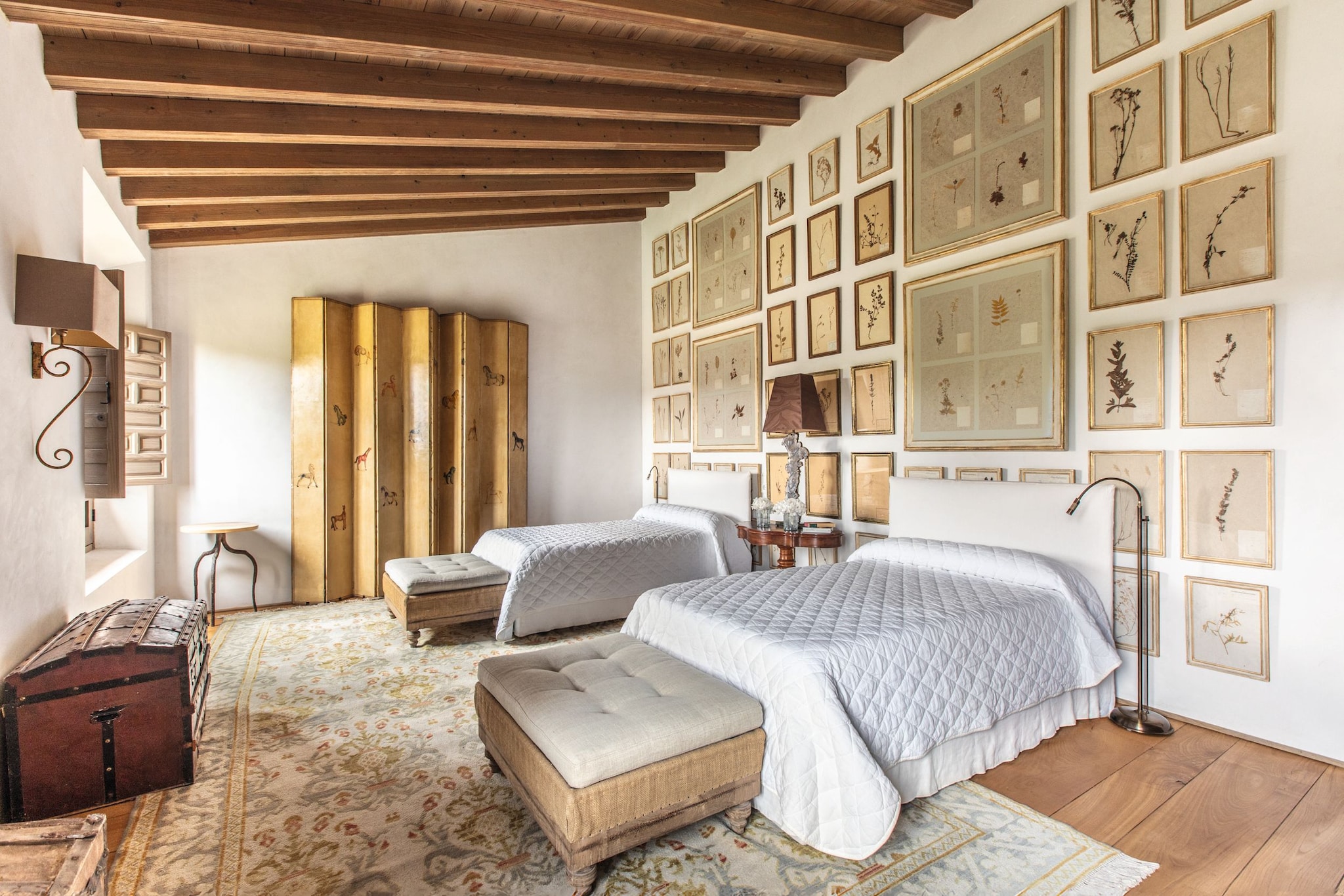 Una de las habitaciones del monasterio