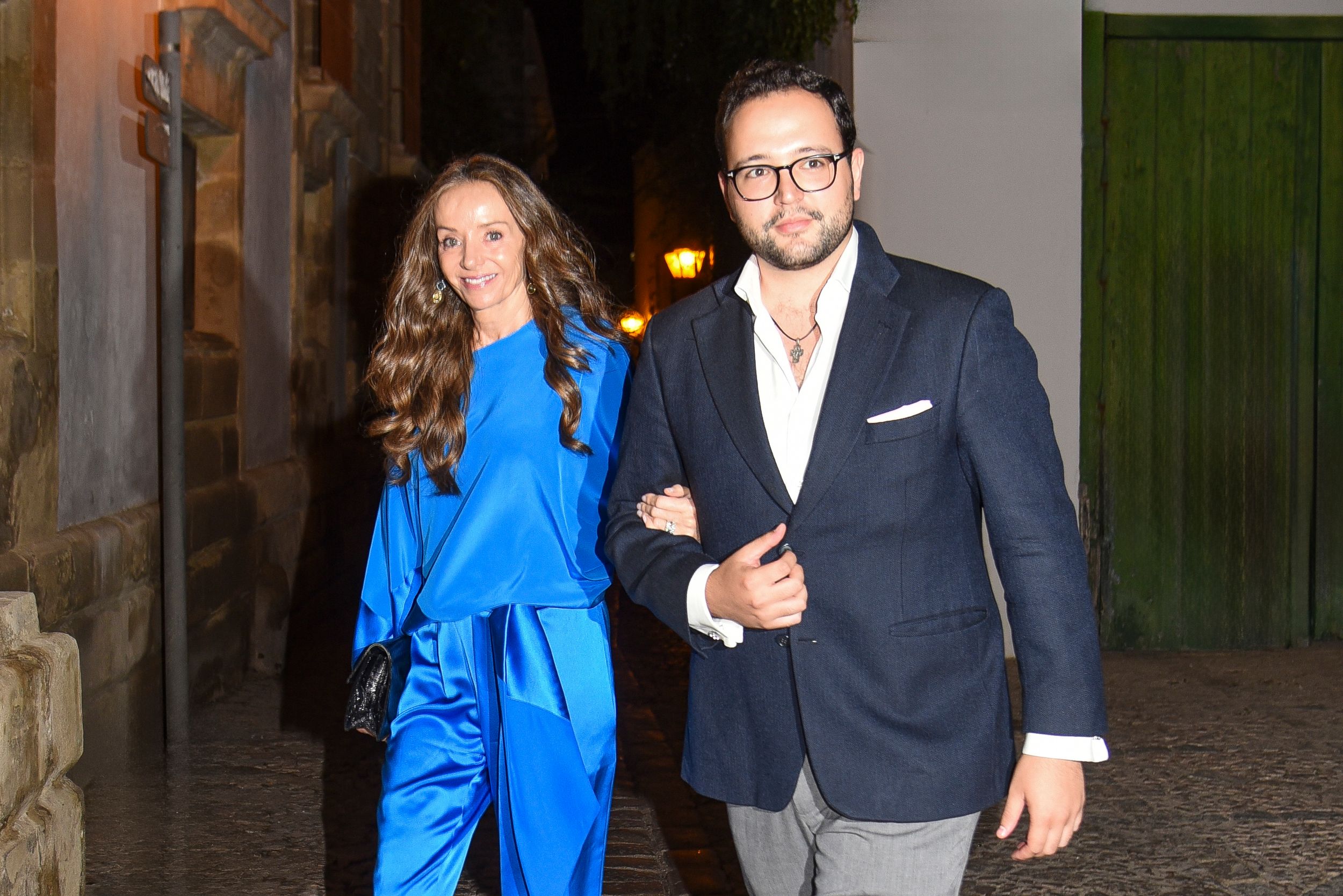 Boris de Bulgaria junto a su madre, Miriam Ungría