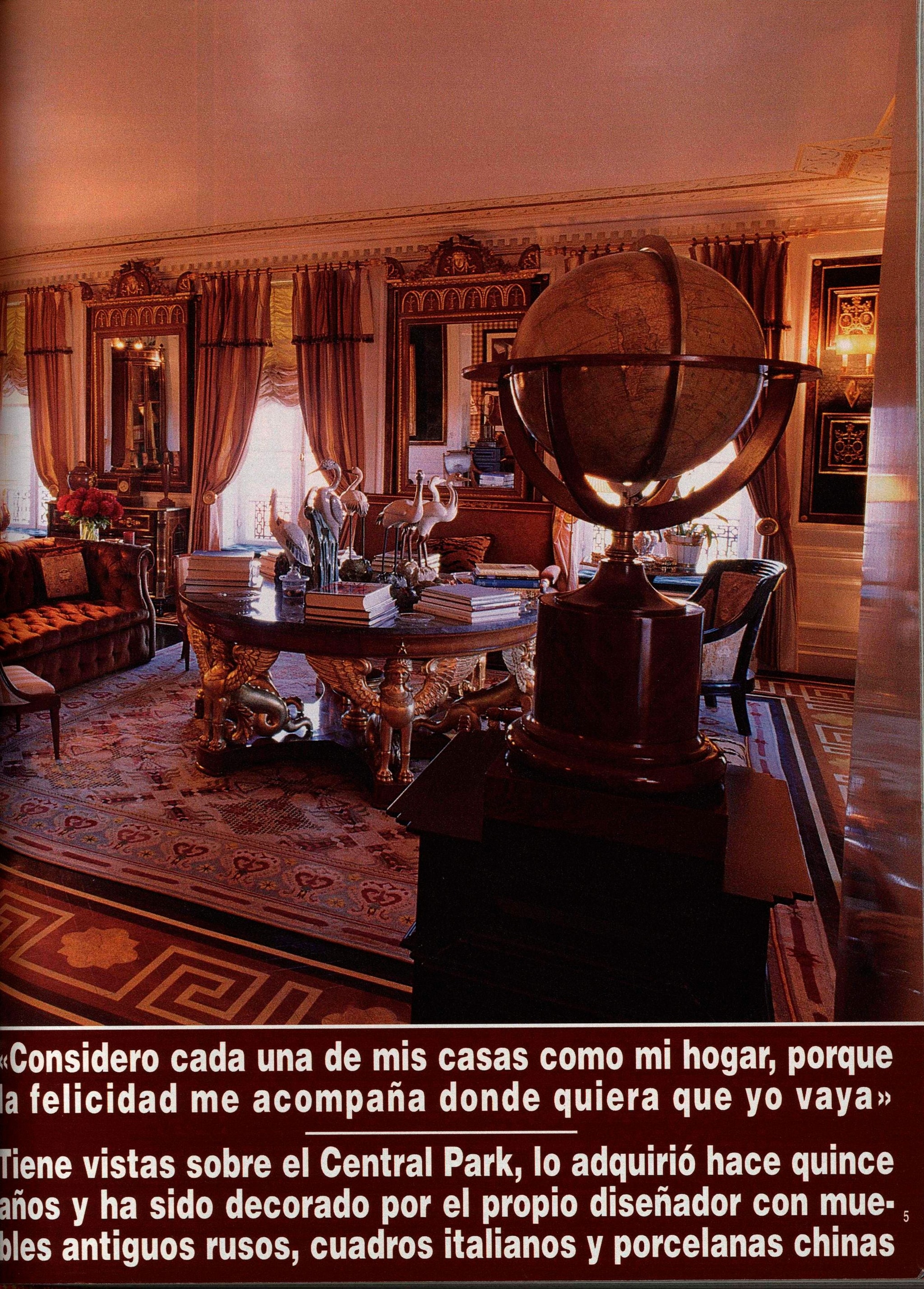 Interior del ático de Valentino en Nueva York