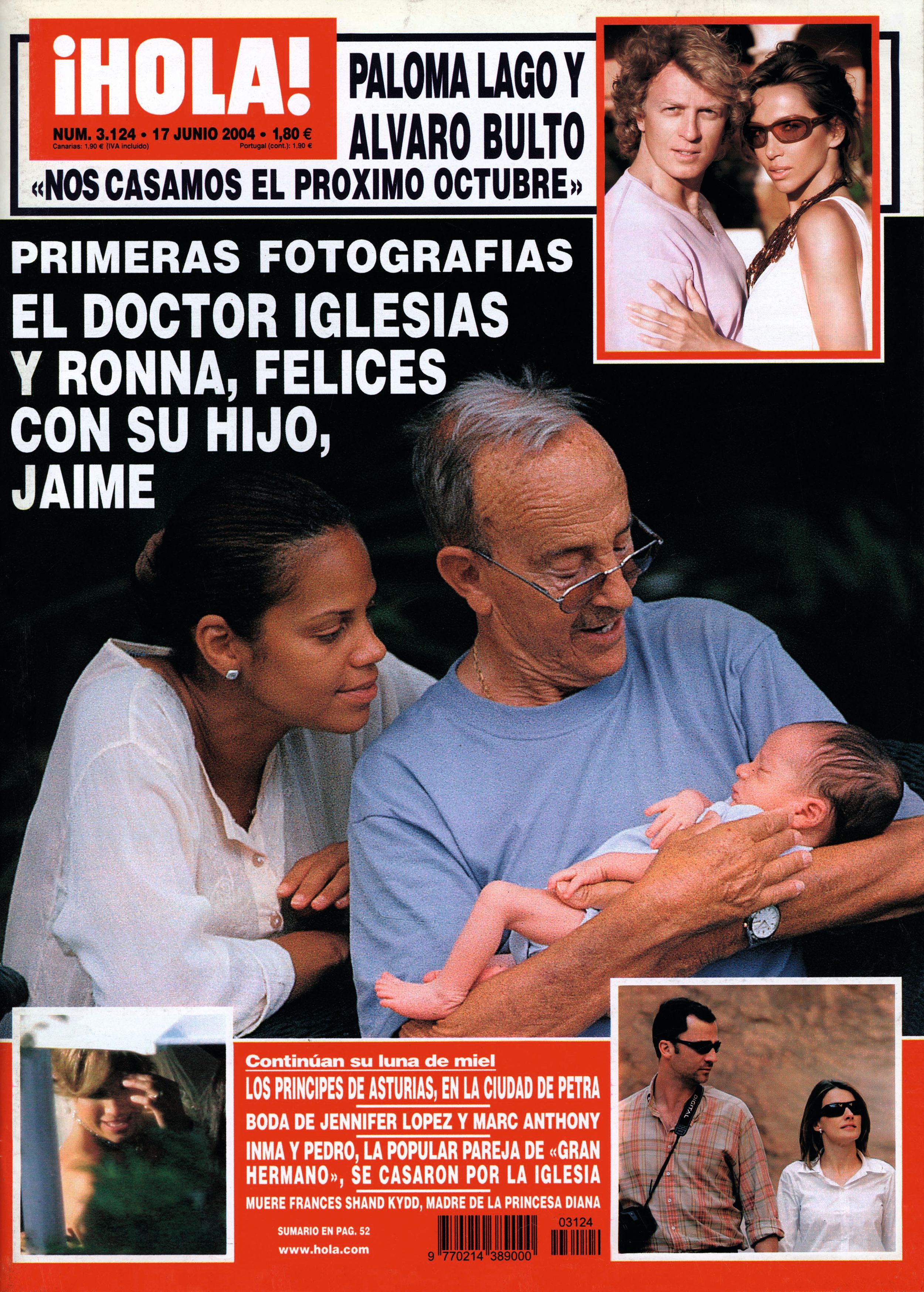 Las primeras fotografías de la familia junto a Jaime