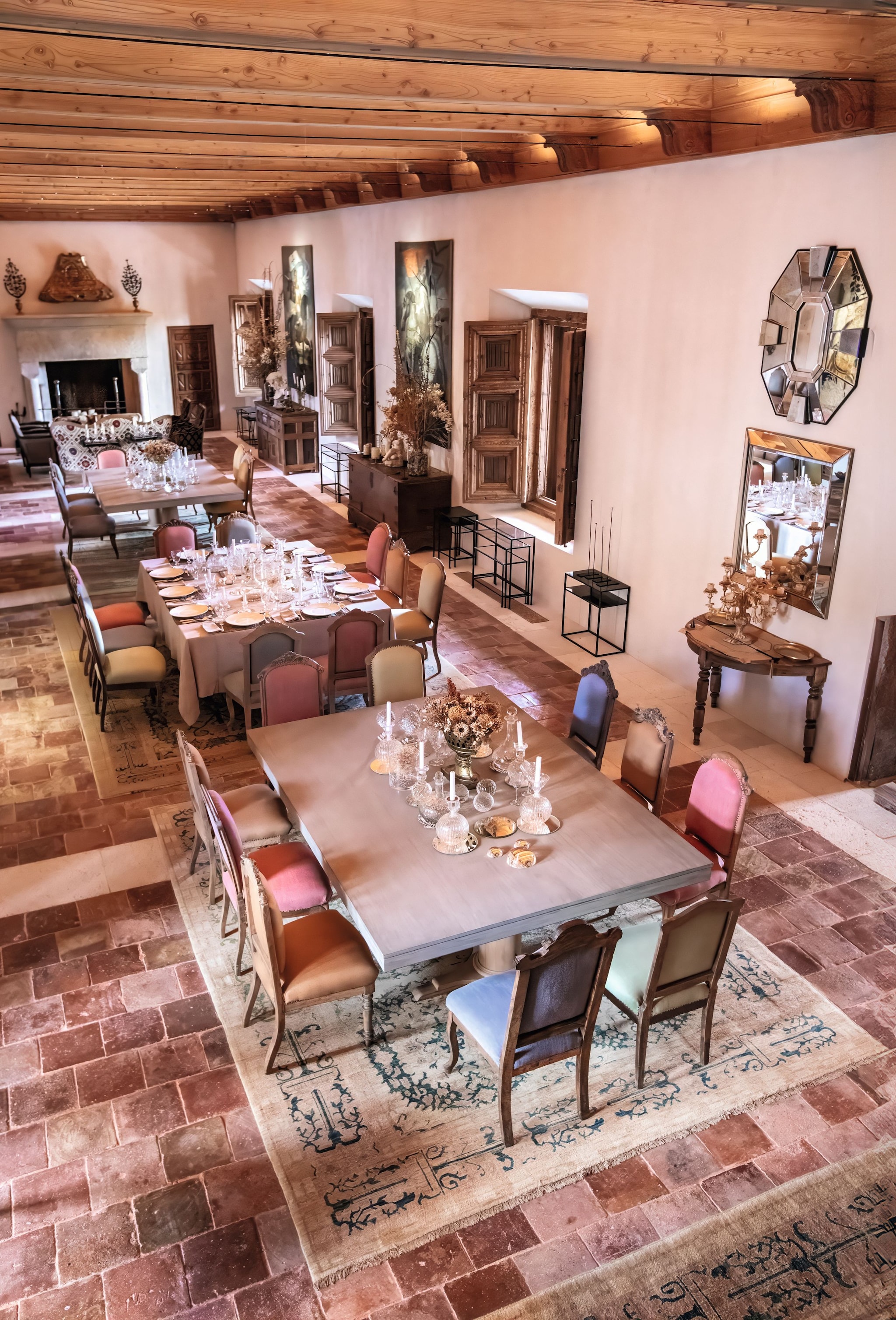 El receptorio de los monjes que ahora es un comedor