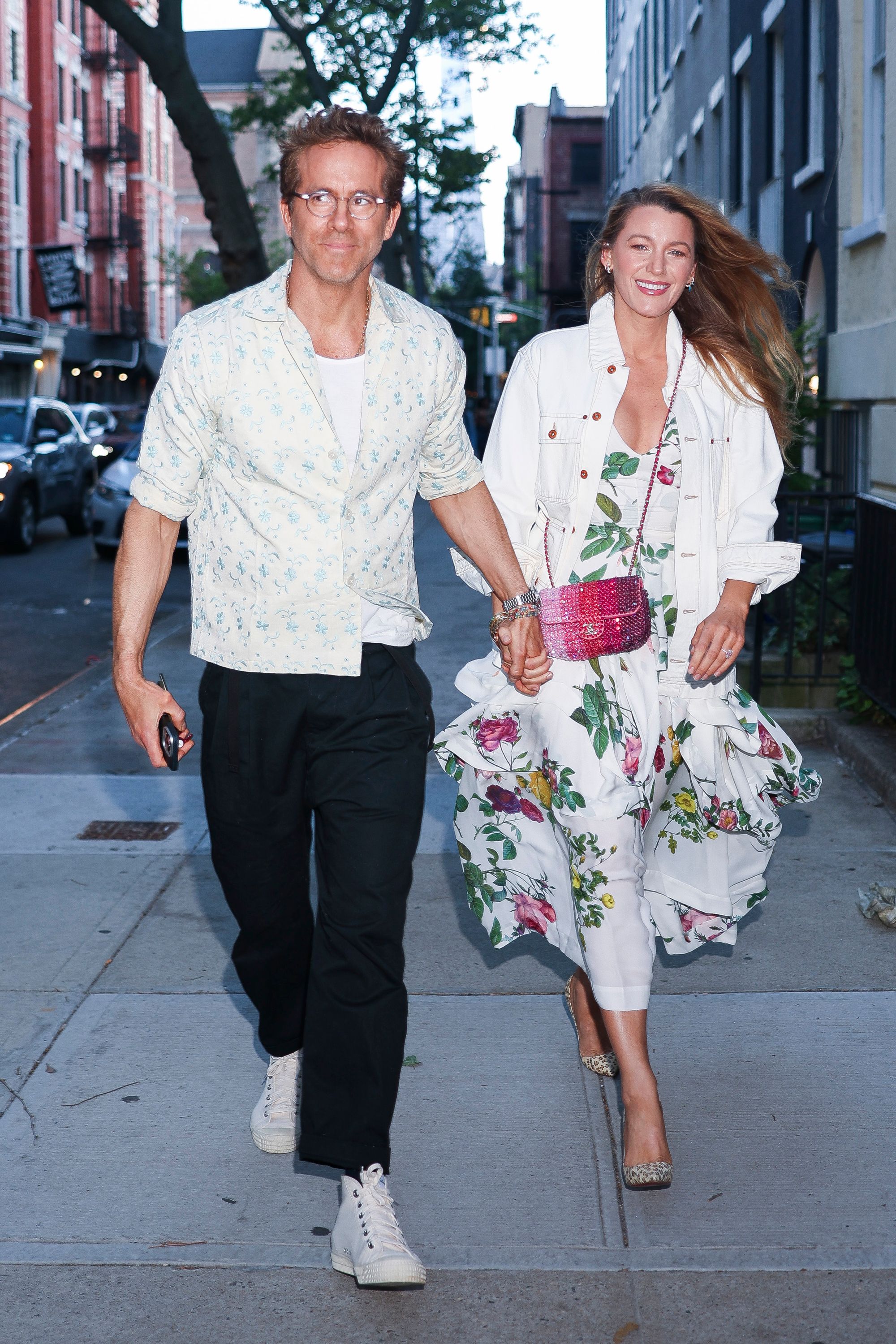 Ryan Reynolds y Blake Lively caminando por el SoHo (Nueva York), el 18 de mayo de 2025