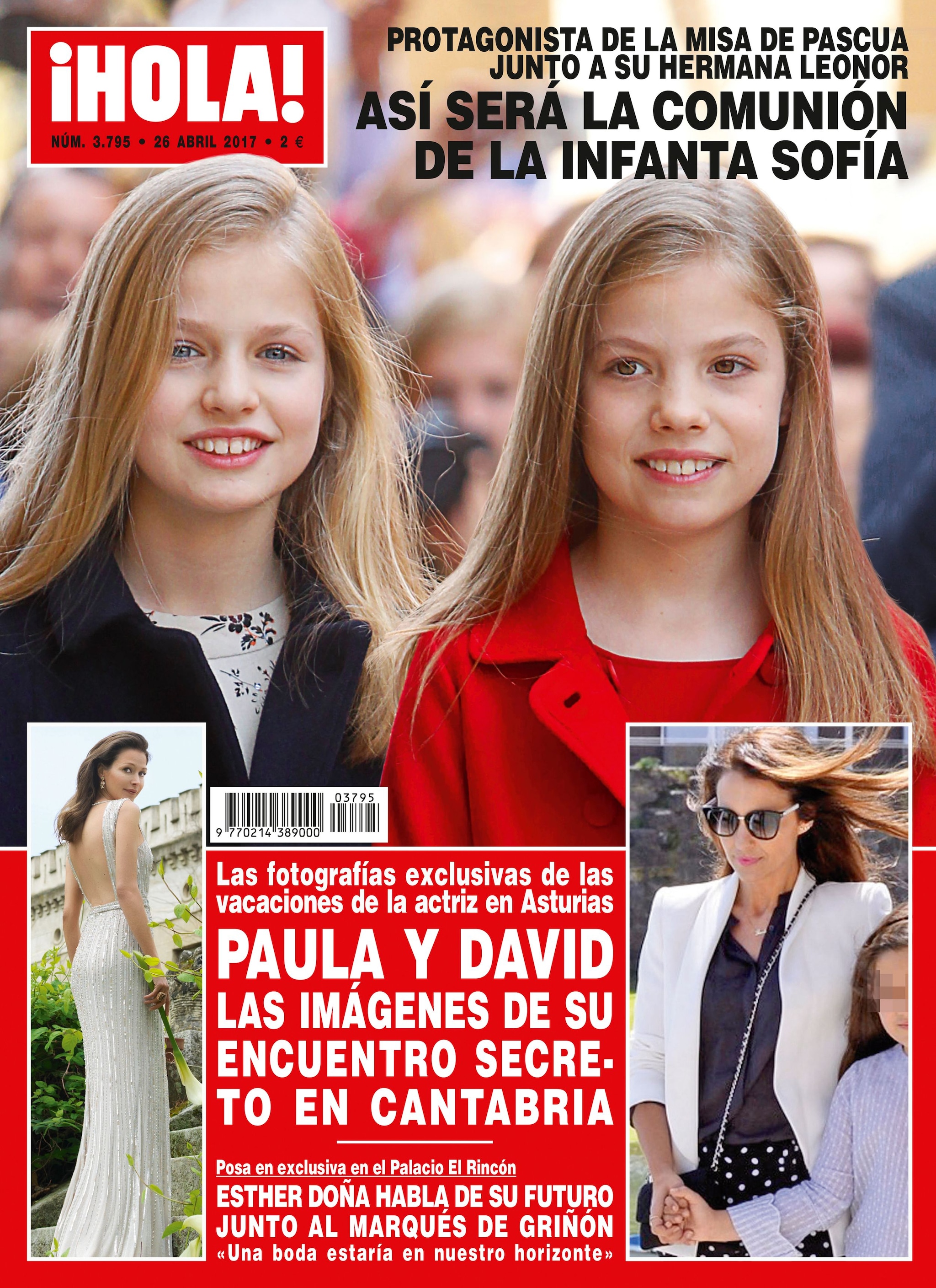 Una portada de archivo de la infanta Sofía y la princesa Leonor