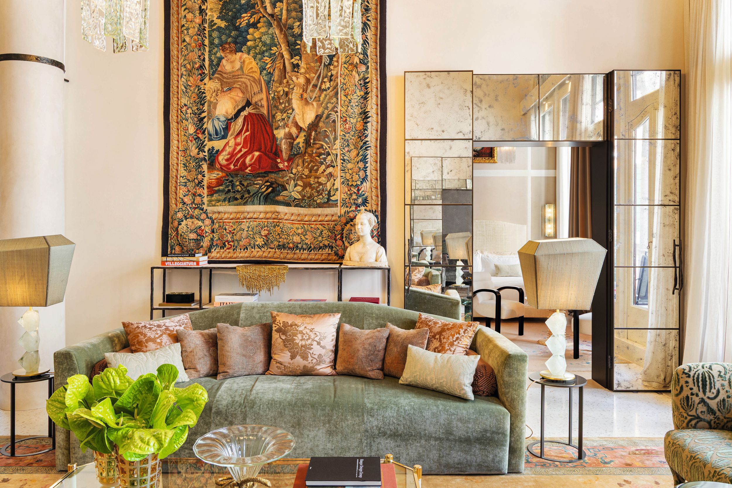 Otra perspectiva del salón de la casa