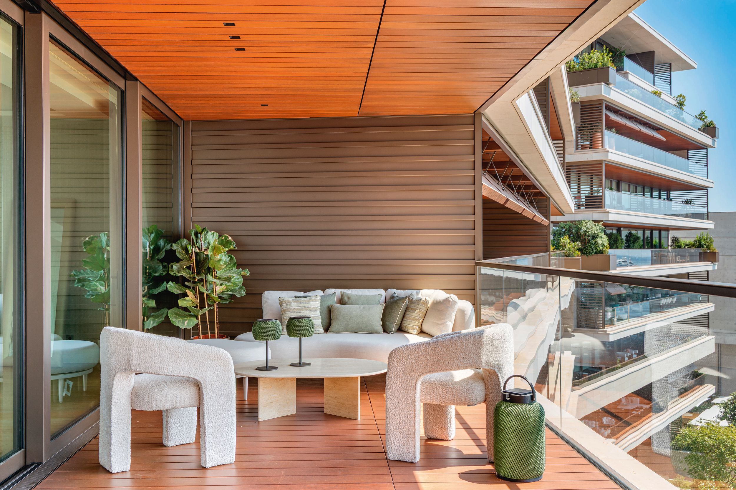 La terraza exterior
