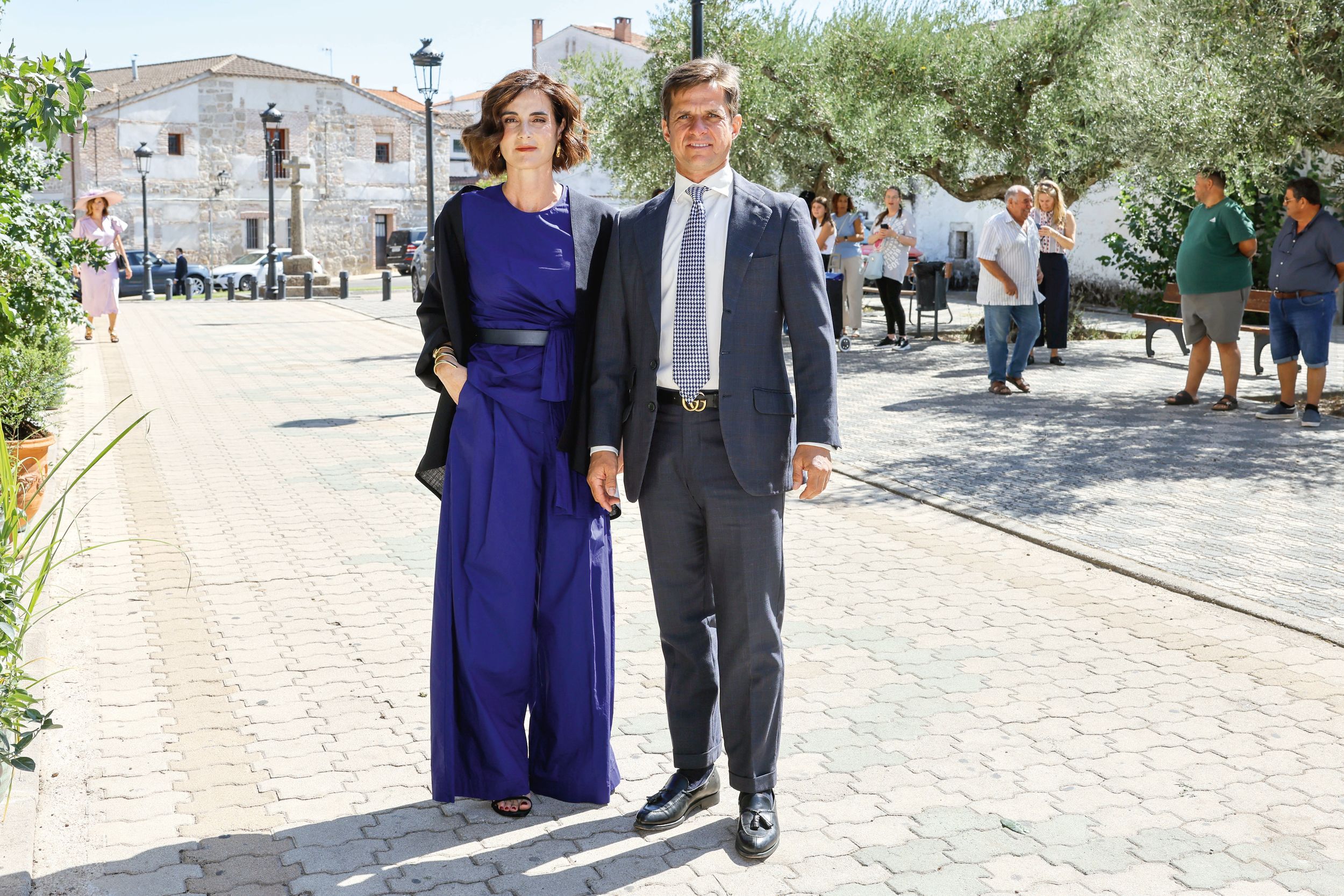 El torero Julián López Escobar, "El Juli", y su mujer Rosario Domecq, familia de la novi