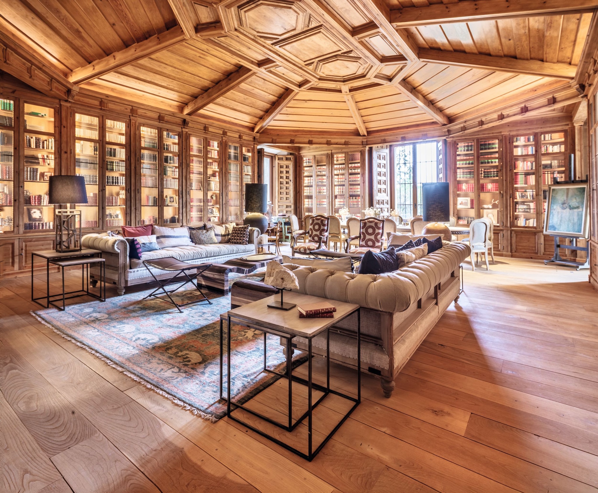 La espectacular biblioteca del monasterio